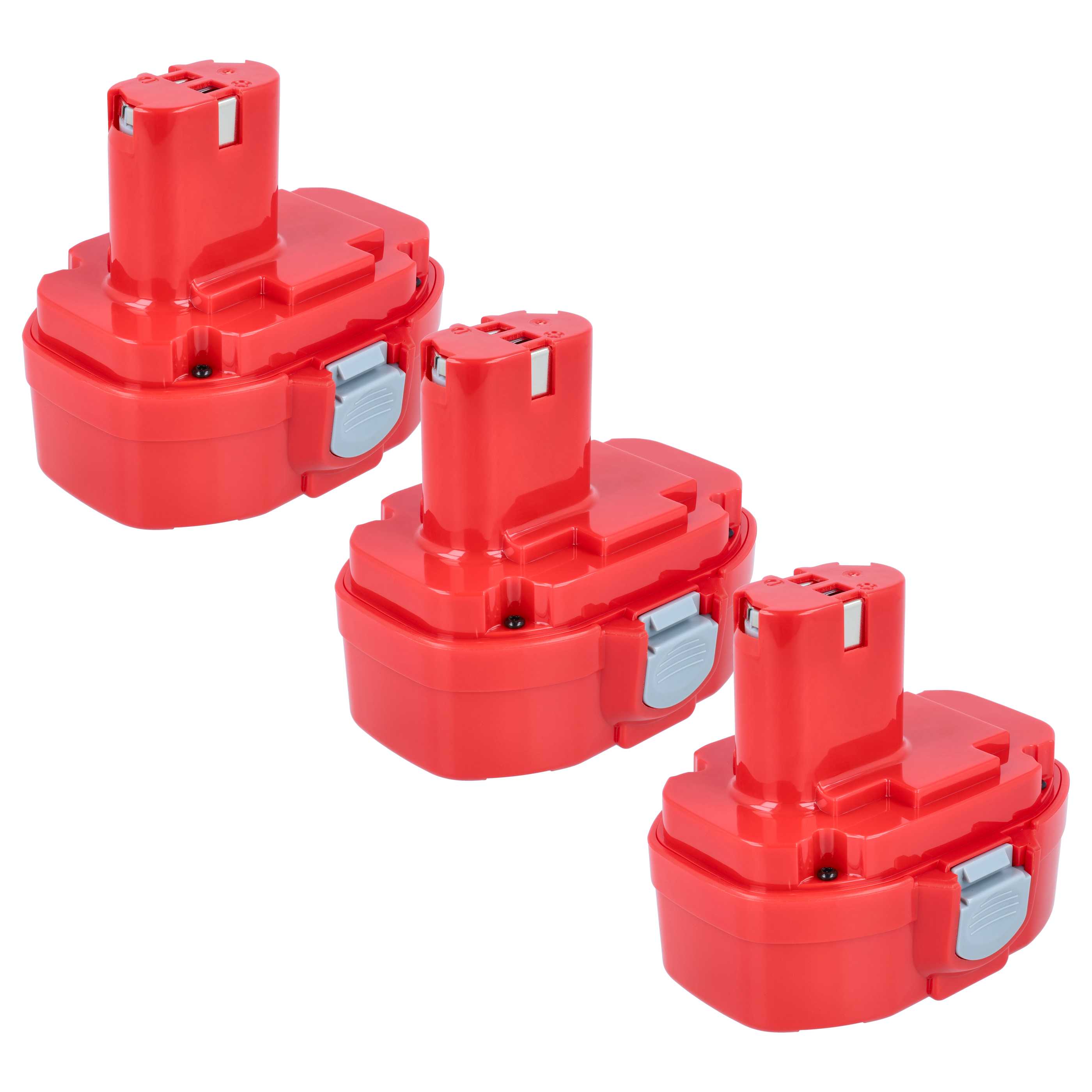 Akku (3x Stück) 18V als Ersatz für Makita 192828-1, 1835, 1822, 1833, 1823, 1835F, 1834 - 3,3Ah, NiMH