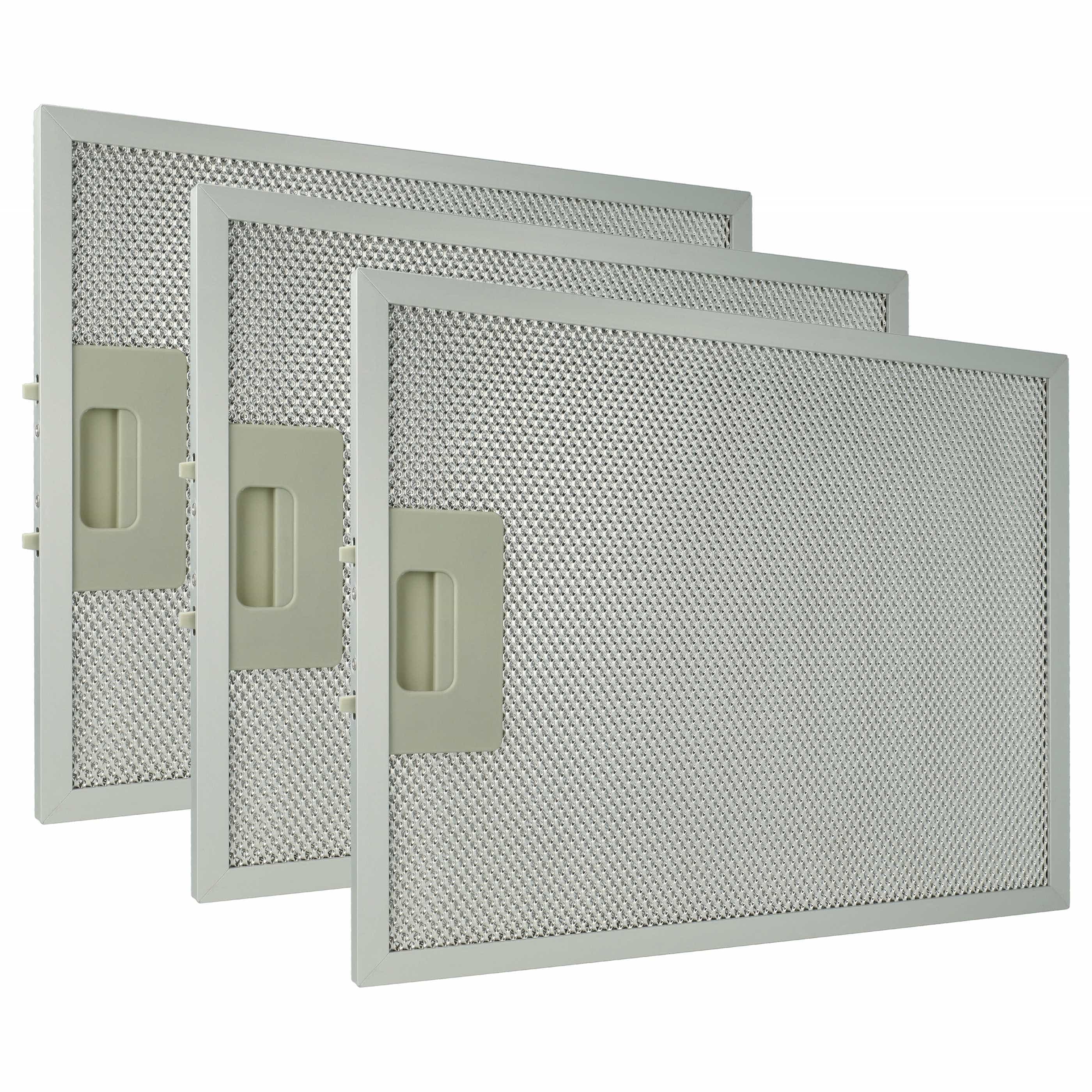 3x Filtres métal remplace Klarstein 10032230, 10031995 pour hotte aspirante