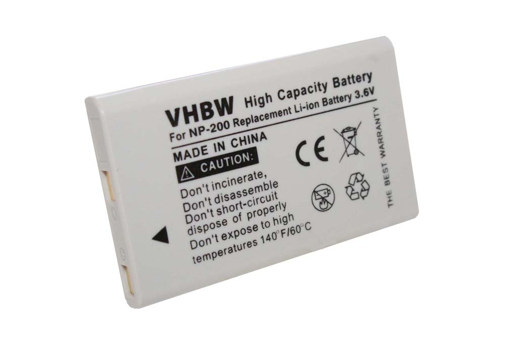 Akku Für Minolta Dimage Xt | 3,7V Li-Ion | 750 MAh | Austauschakku Grau