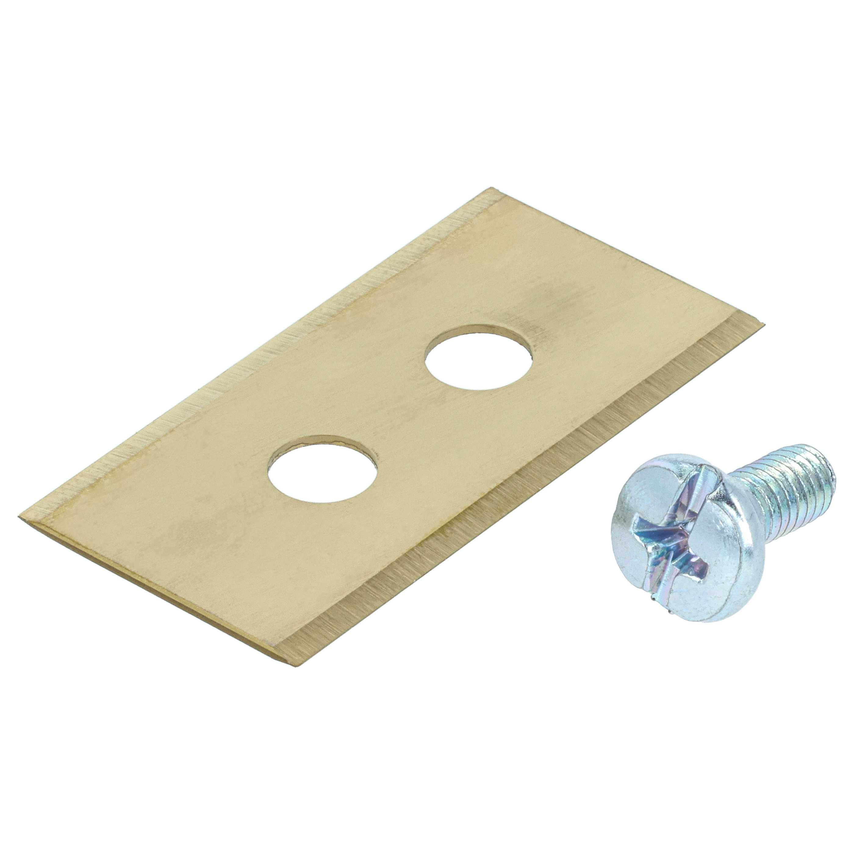 24x Lames pour tondeuse Mammotion LUBA – Couteaux acier (revêtement en titane), Silber Gold