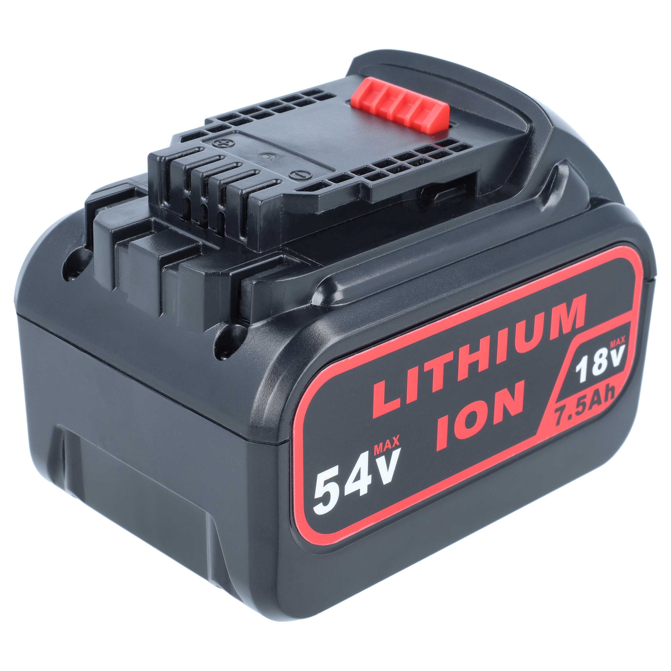 Akku 54V als Ersatz für Dewalt DCB548, FlexVolt, DCB546, DCB547 - 2500mAh, Li-Ion