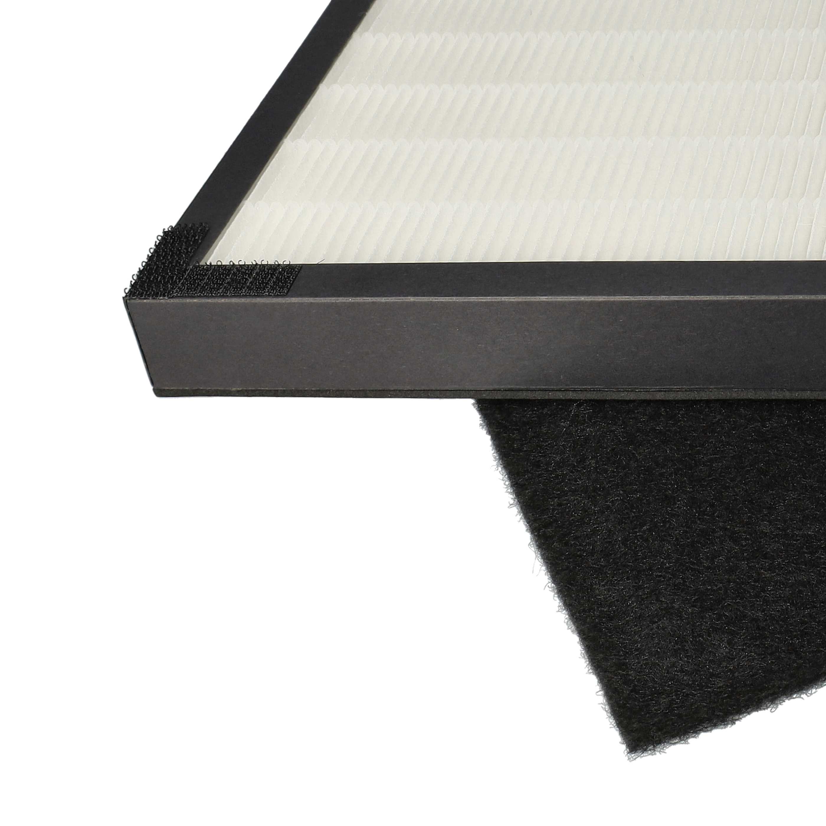 Filter Set replaces Dirt Devil 0150022 Air Purifier - HEPA filter, activated carbon filter