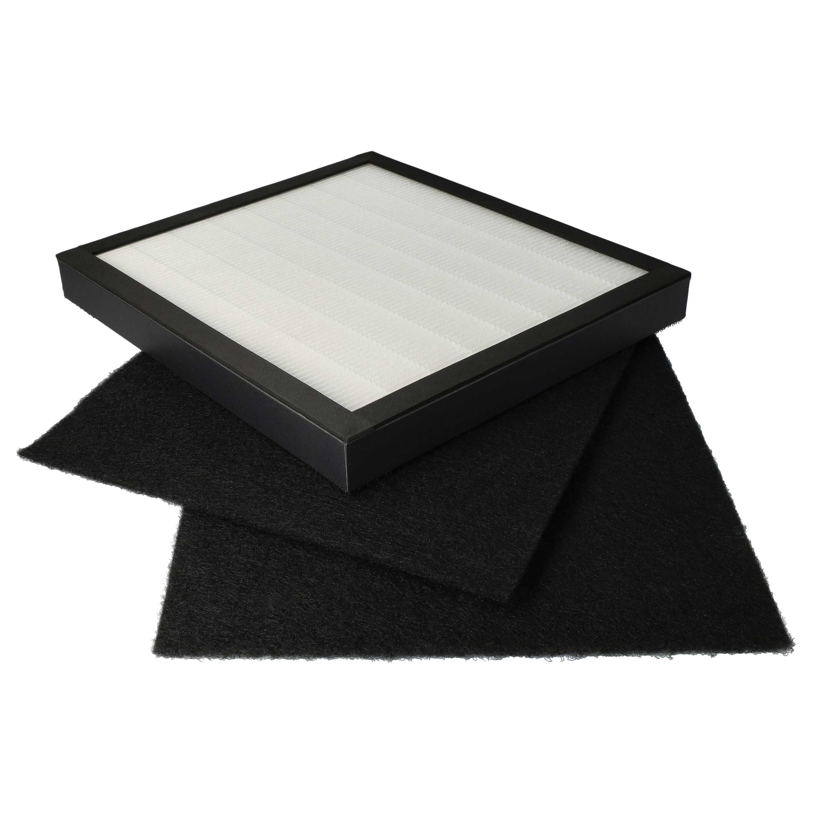 Filter Set replaces Dirt Devil 0150022 Air Purifier - HEPA filter, activated carbon filter