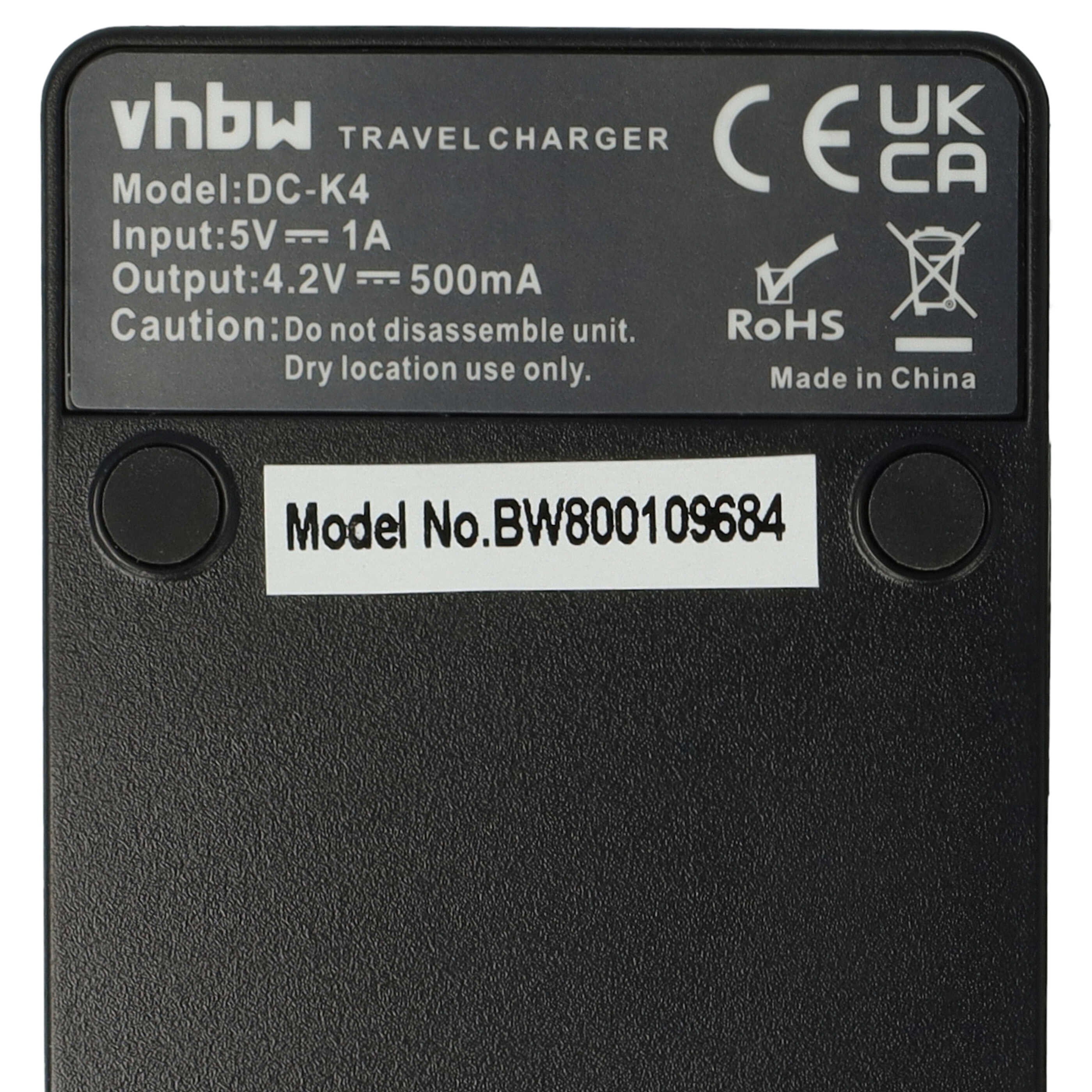 Caricabatterie per fotocamera Keymission - 0,5A 4,2V 43,5cm
