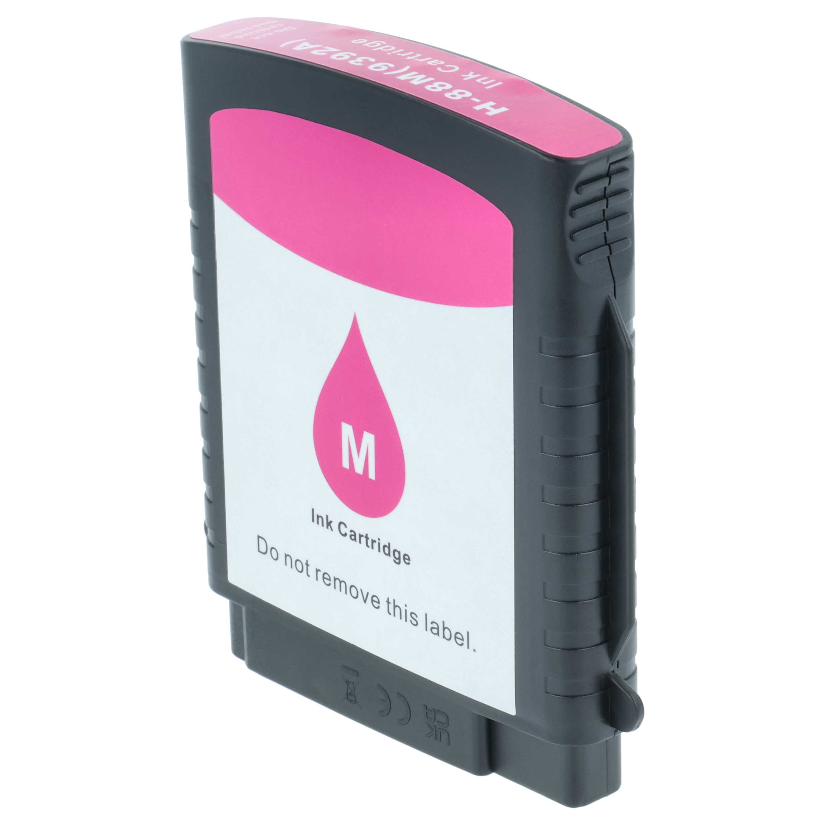Ink Cartridge Suitable for Officejet Pro HP Printer - Magenta 28 ml + Chip