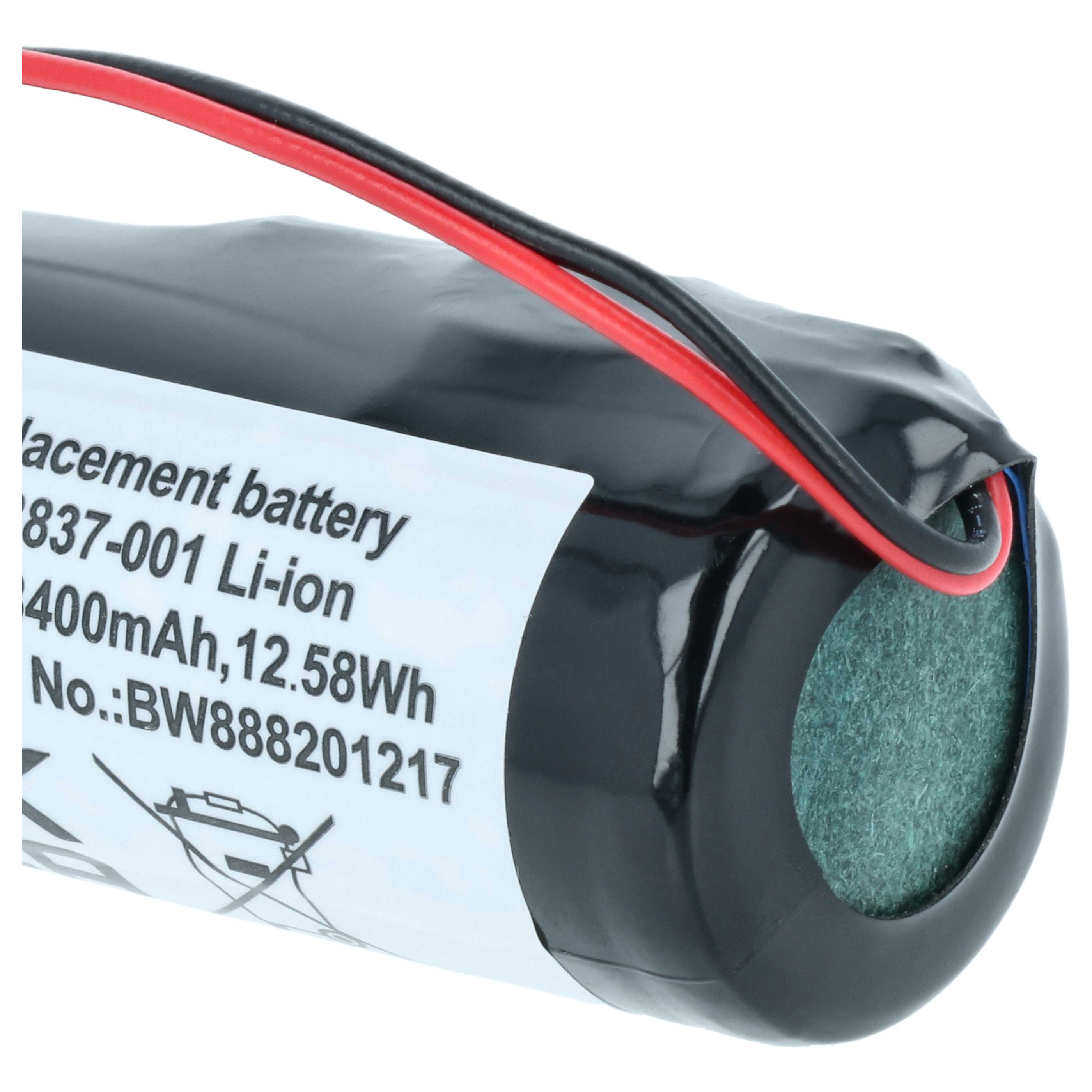 Akumulator do maszynki do strzyżenia zamiennik Wahl 93837-001, 93837-200 - 3400 mAh 3,7 V Li-Ion