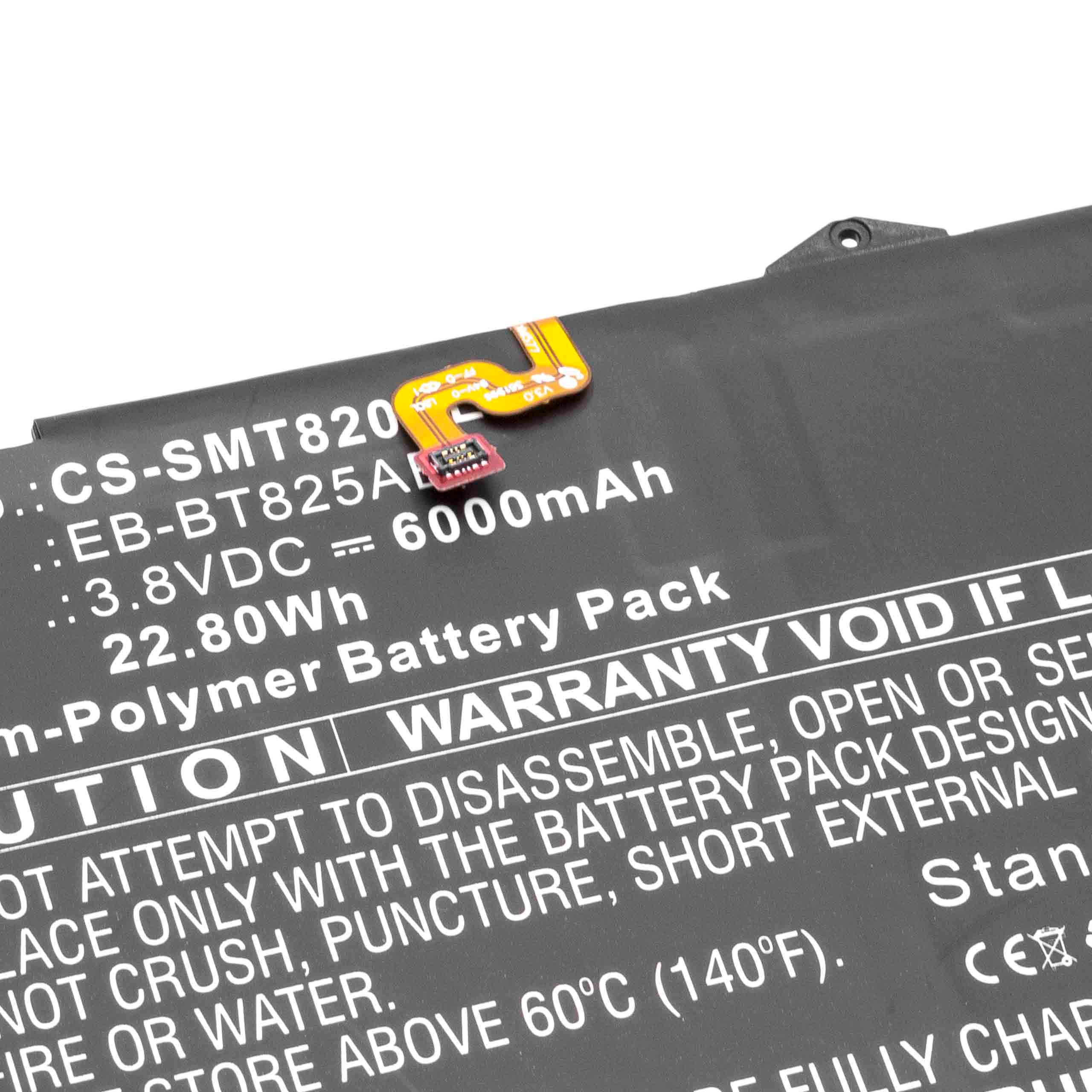 Batteria per tablet sostituisce Samsung GH43-04702A, EB-BT825ABE, EB-BT825ABA Samsung - 6000mAh 3,8V Li-Poly