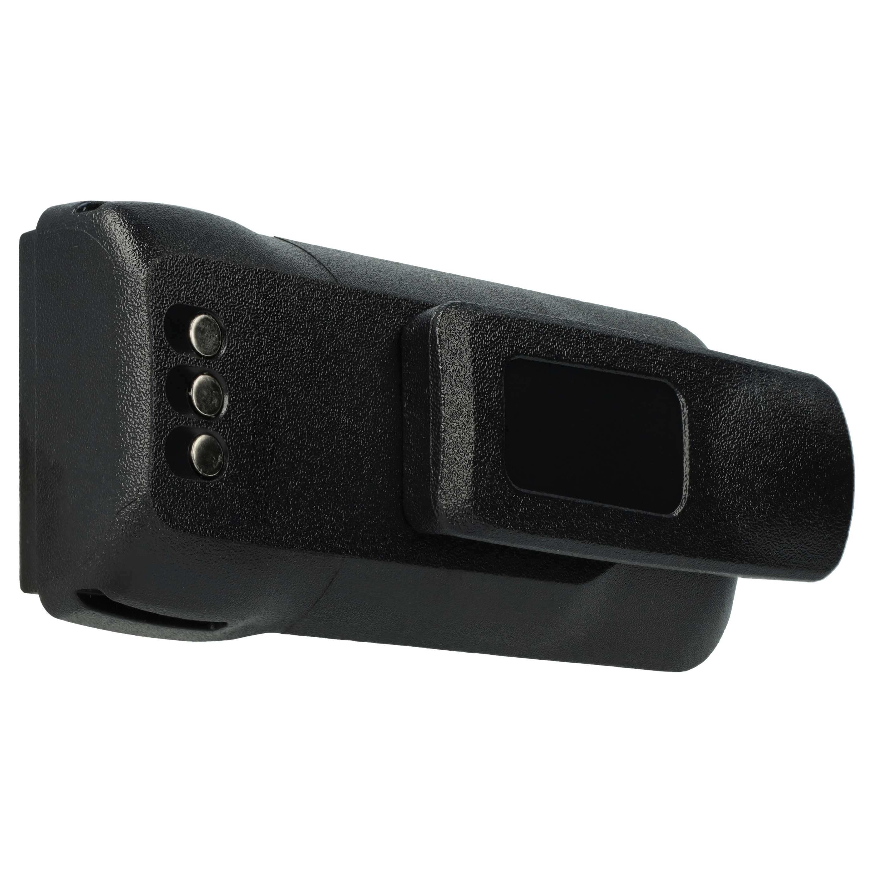 Radio Battery replaces Motorola PMNN4600A, PMNN4598A - 2600 mAh 7.4 V Li-Ion + Belt Clip