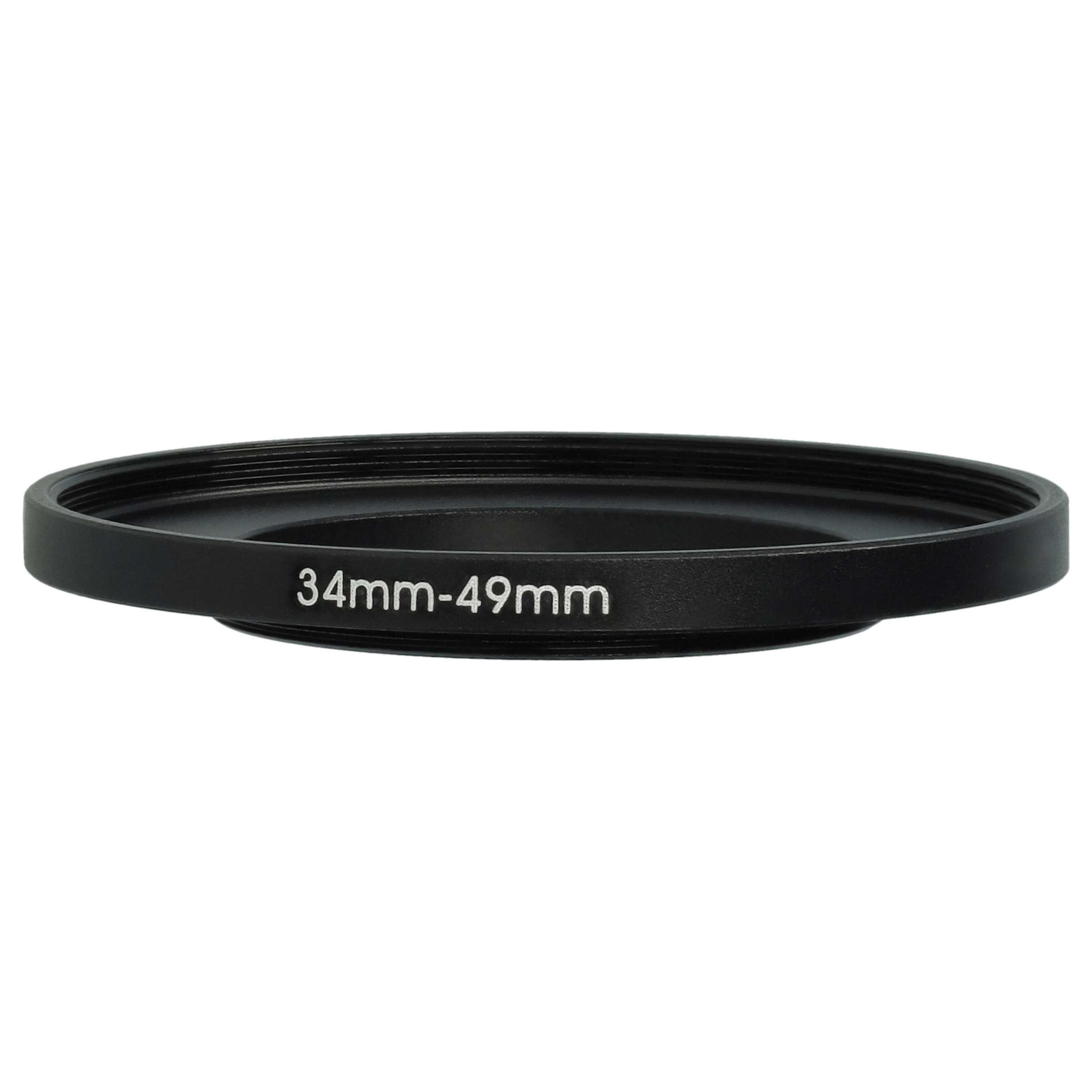 Bague Step-up 34 mm vers 49 mm pour divers objectifs d'appareil photo - Adaptateur filtre