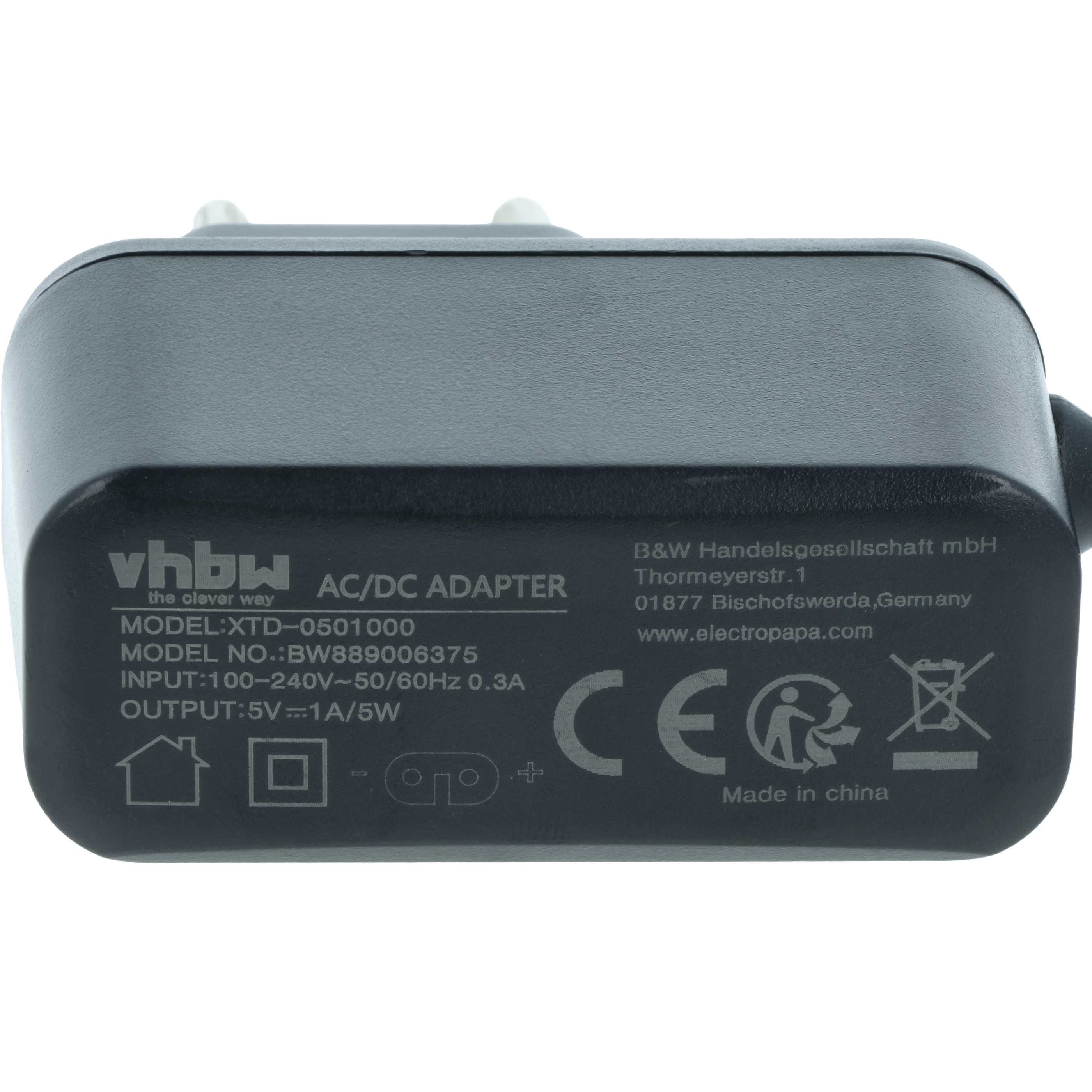 Mains Power Adapter replaces Efalock 14102372 for Efalock Electric Hair Trimmer - 9.7 cm