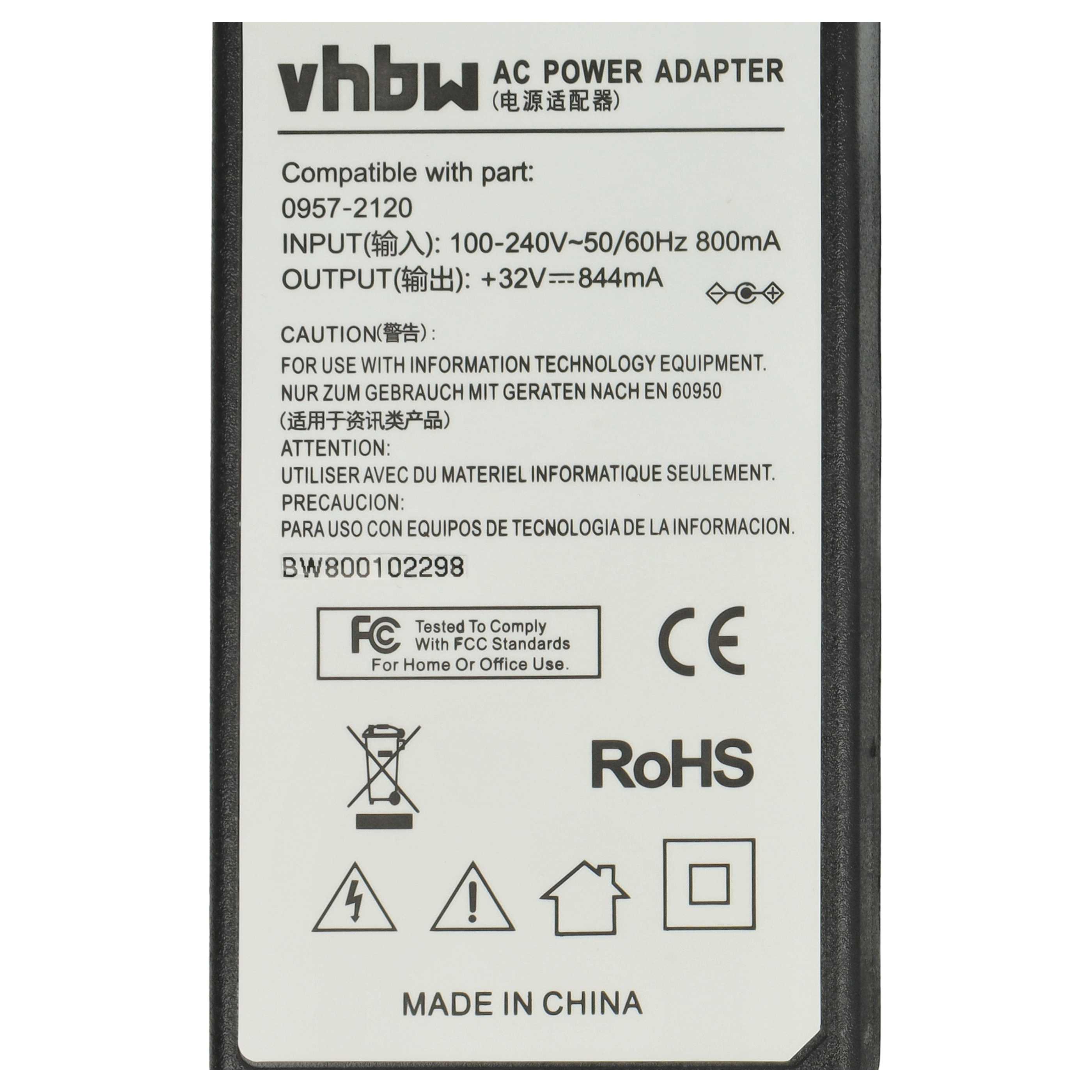 Netzteil als Ersatz für HP 0957-2120 für HP Drucker - 13,5 cm