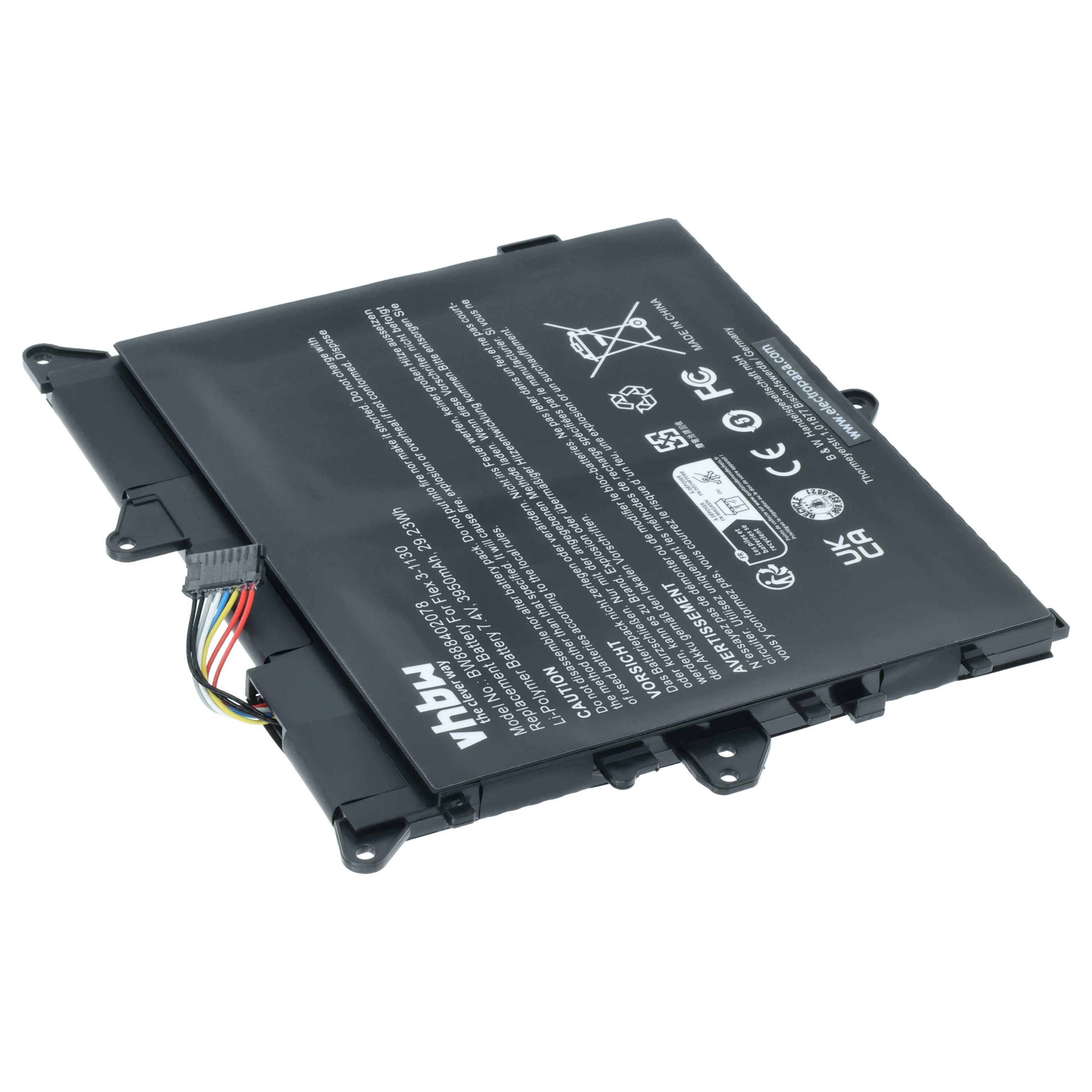 Akumulator do laptopa zamiennik Lenovo 5B10K10168, 5B10H11758, 5B10H09630, 5B10H09632 - 3950 mAh 7,4 V LiPo