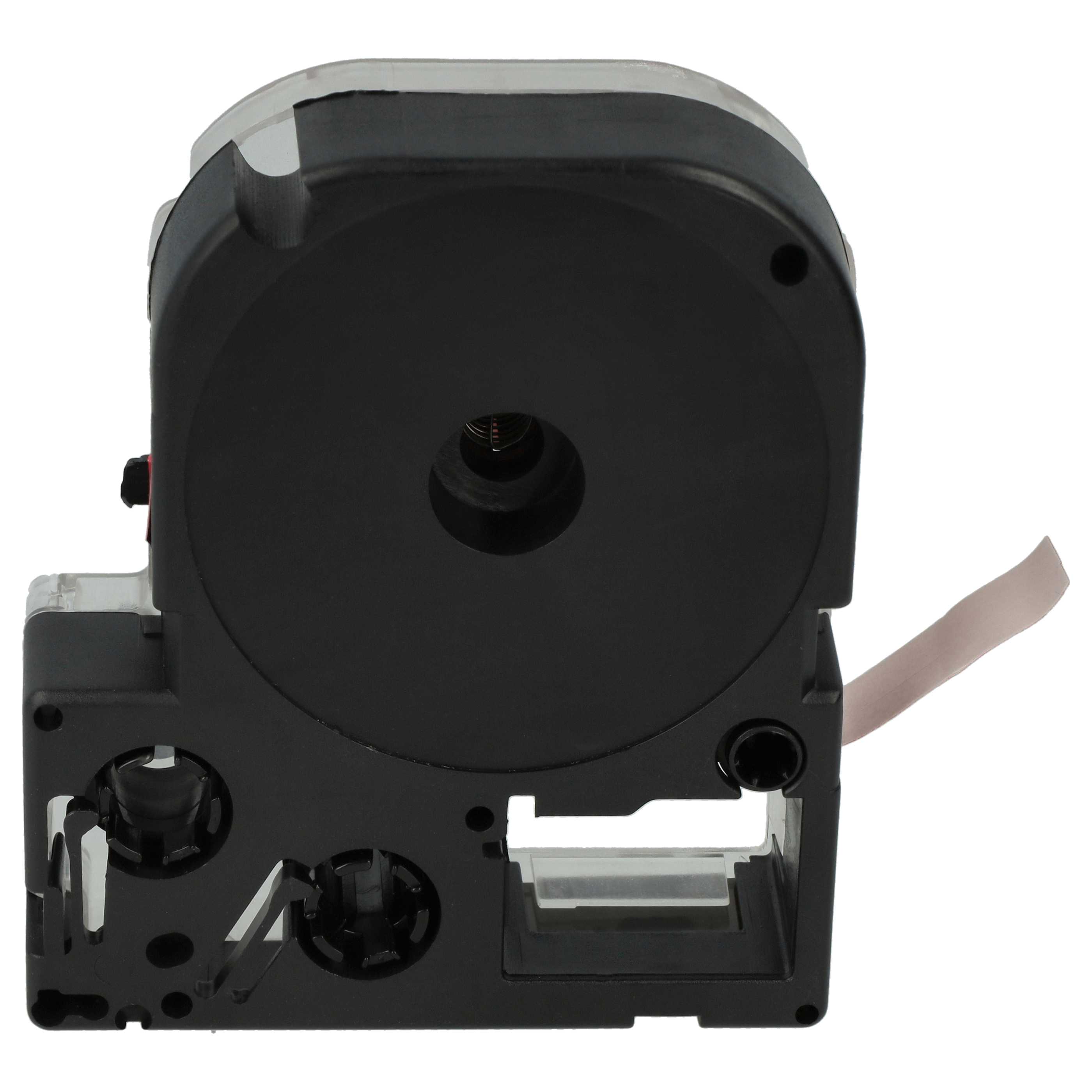 Label Tape replaces Epson LC-3YRN - 9 mm Black to Red