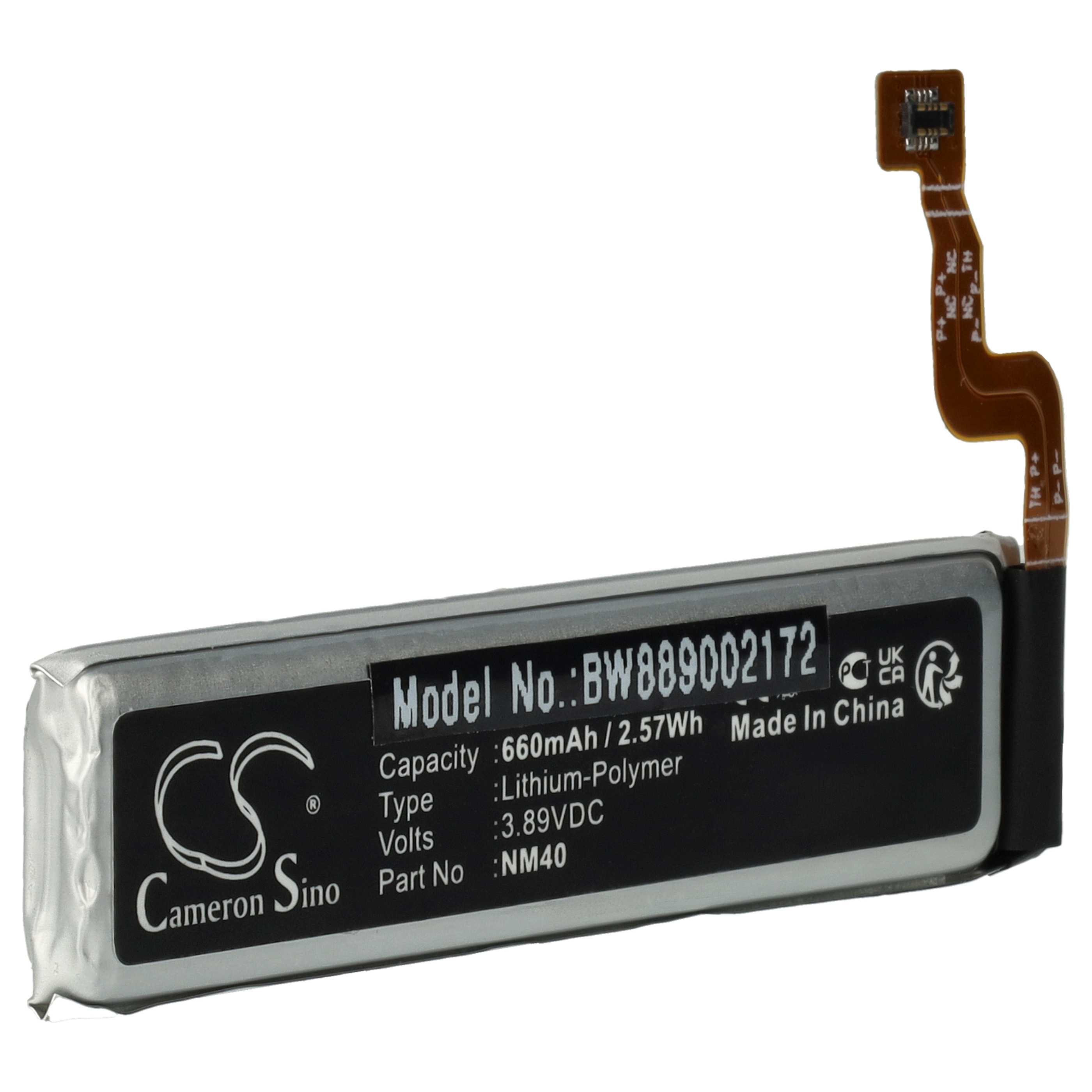 Akku als Ersatz für Motorola NM40, SB18D44720 - 660mAh 3,89V Li-Polymer