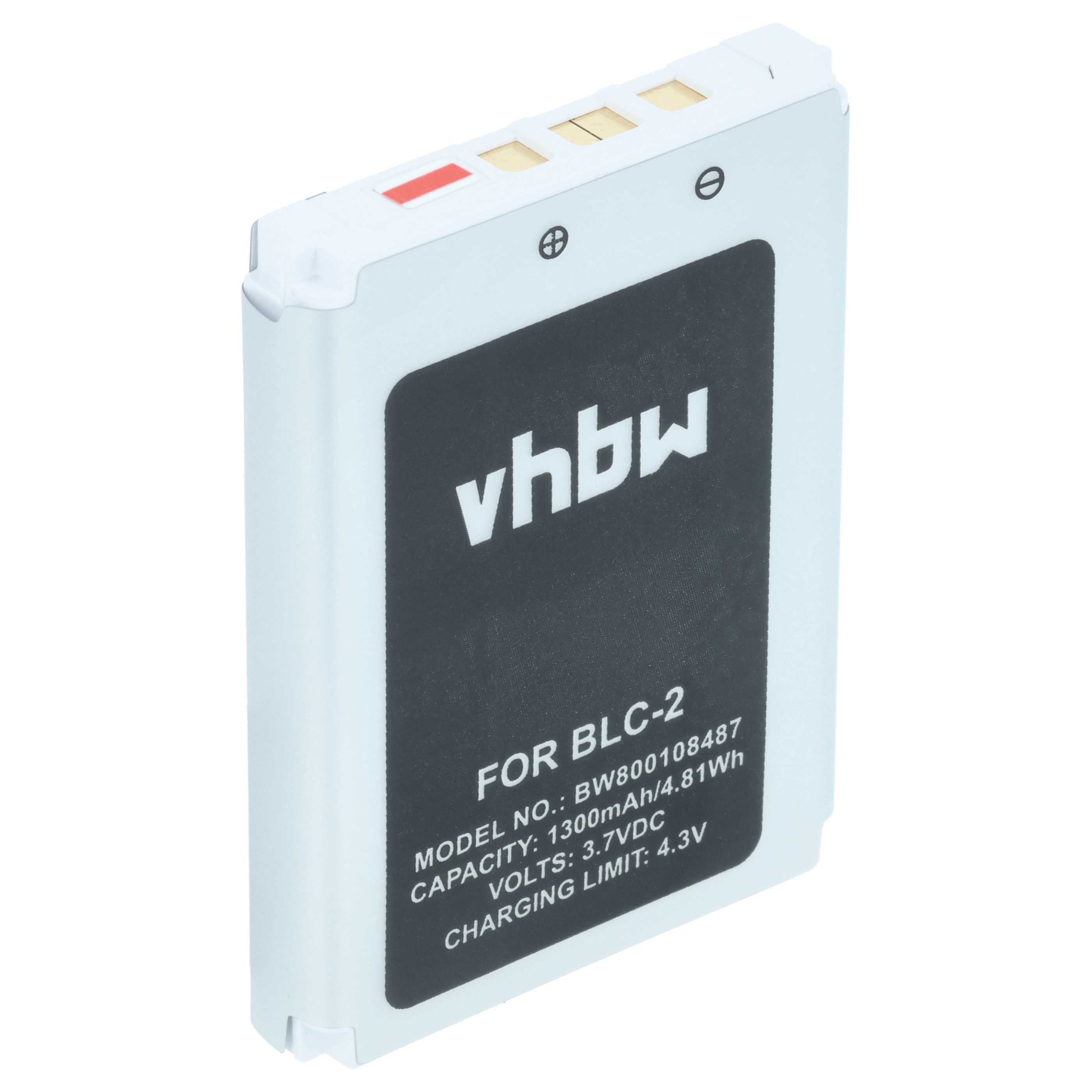 Batteria sostituisce CipherLab BA-80S1A2, KB1B371200005 per cellulare - 1300mAh 3,7V Li-Ion 