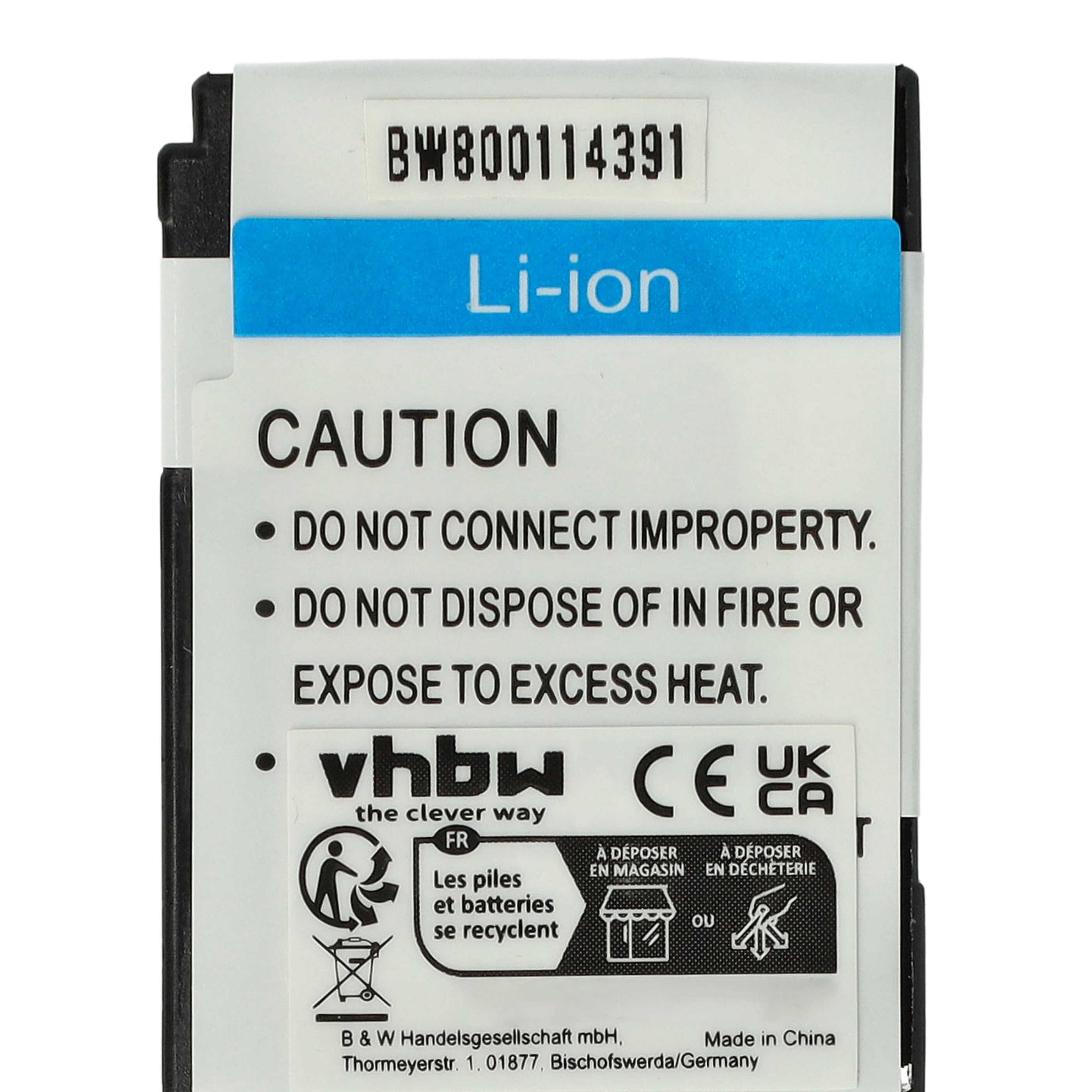 2x Battery replaces Kodak Klic-7002 - 460mAh, 3.6V, Li-Ion