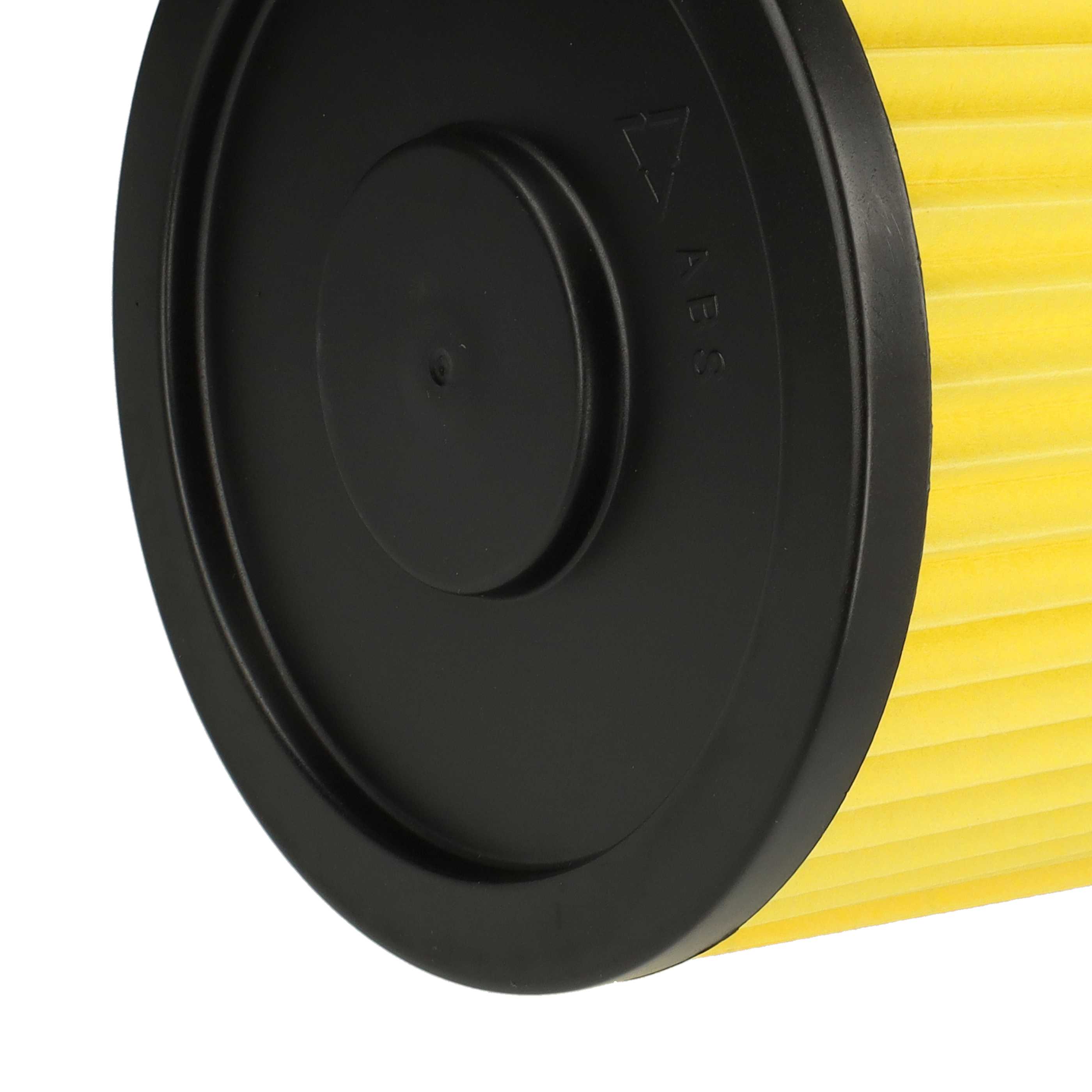 3x Filtercartridge filter replaces Einhell 23.511.10, 2351110 for Basic Vacuum Cleaner, yellow