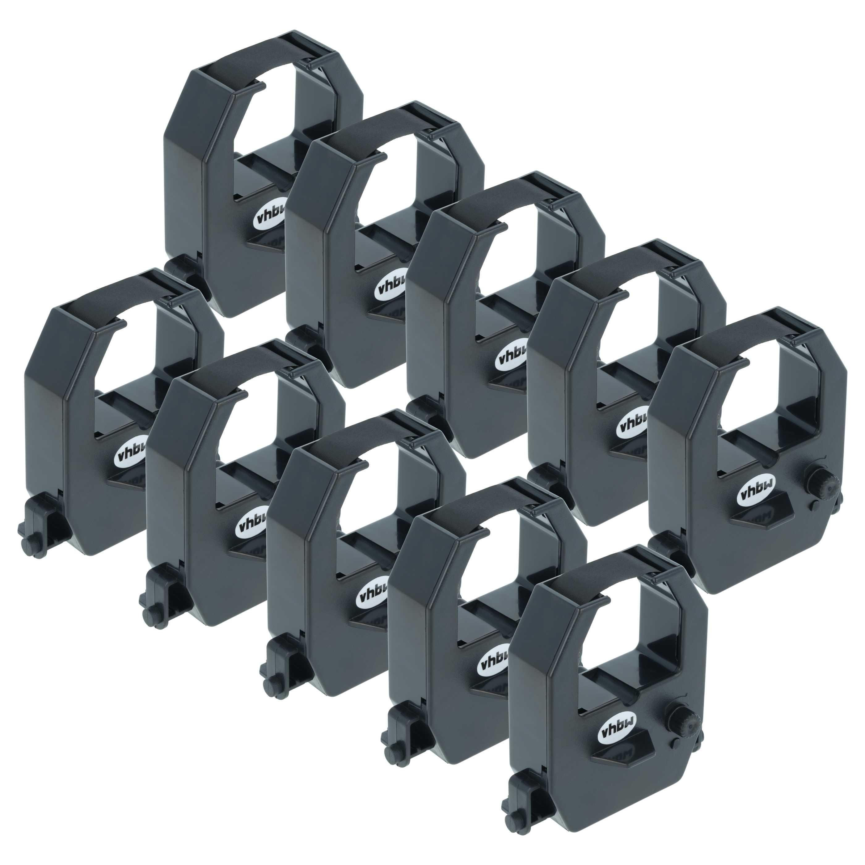 10x Ink Ribbon replaces CE-315250 for Amano Dot Matrix, Receipt Printer etc. - Black