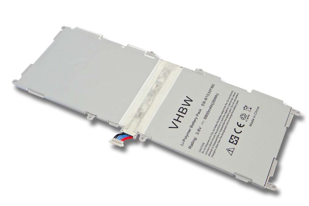 Batterie remplace Samsung EB-BT530FBC pour ordinateur portable - 6800mAh 3,8V Li-polymère
