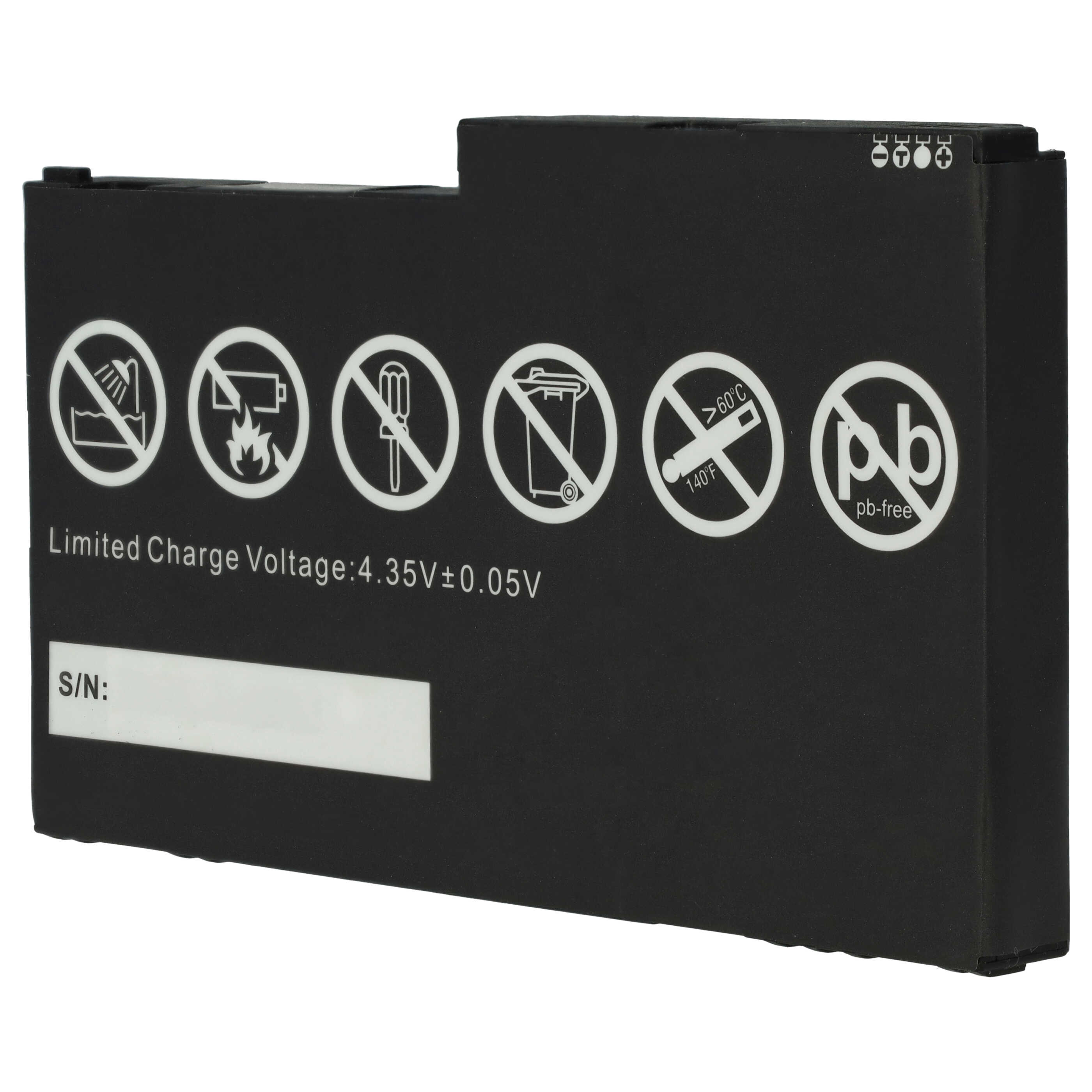 Barcodescanner-Akku als Ersatz für Nautiz BA7800S - 8000mAh 3,8V Li-Ion