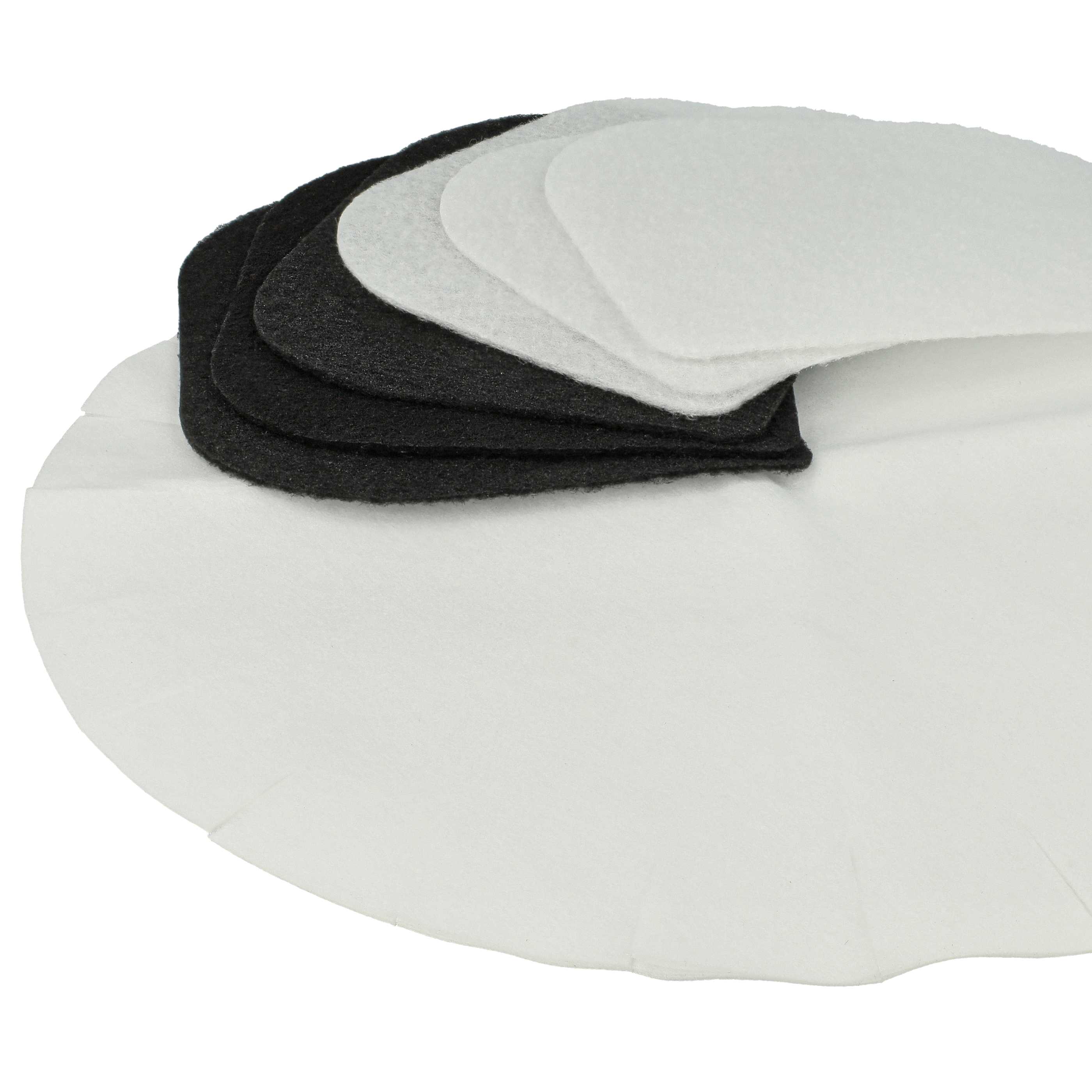12x Papierfilter, 6x Fettdunstfilter, 6x Aktivkohlefilter als Ersatz für De Longhi 5525101500 Fritteuse
