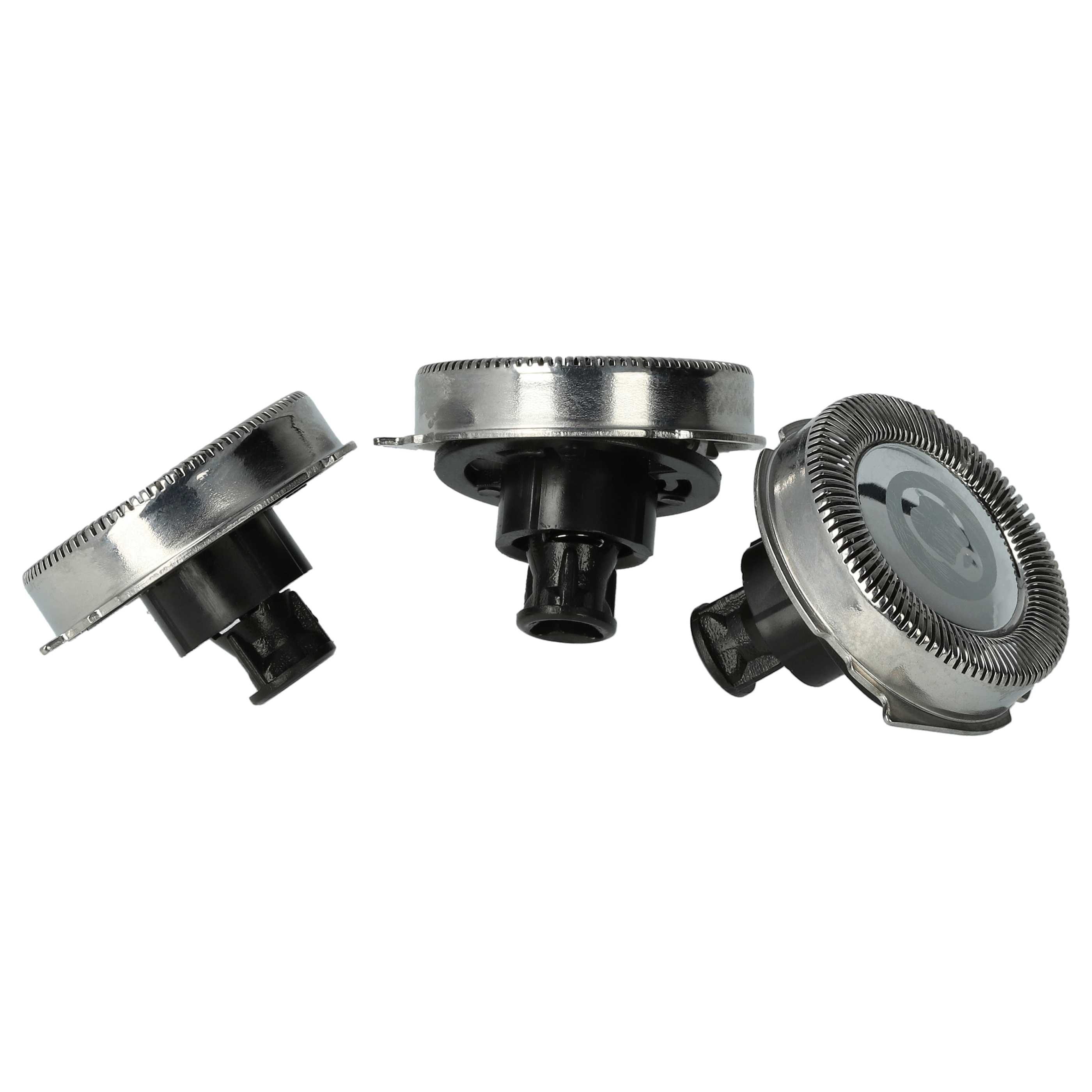 9x cabezales reemplaza Philips RQ11, RQ32 para afeitadoras Philips - plata