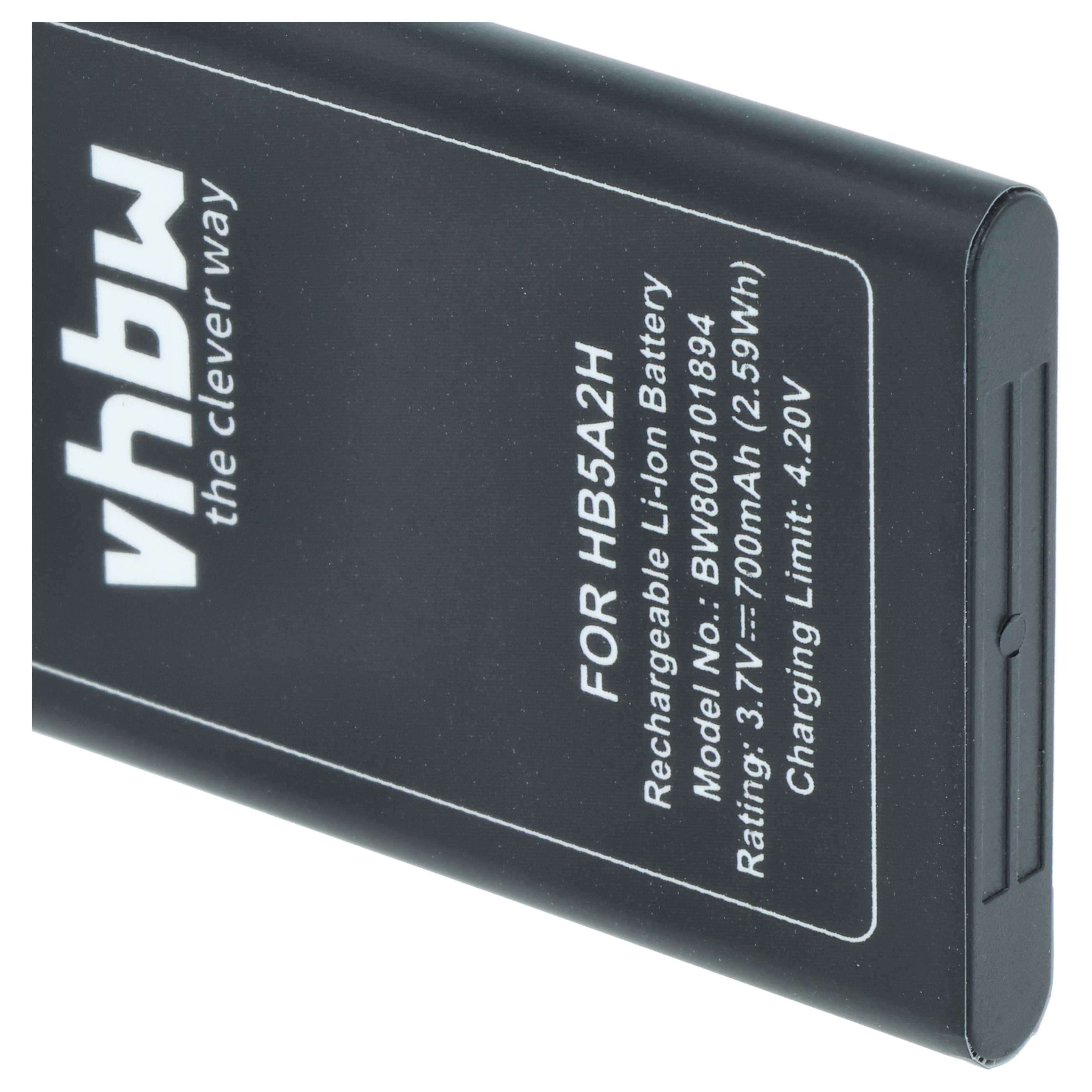 Batteria sostituisce Huawei HB5A2H per cellulare - 1100mAh 3,7V Li-Ion 