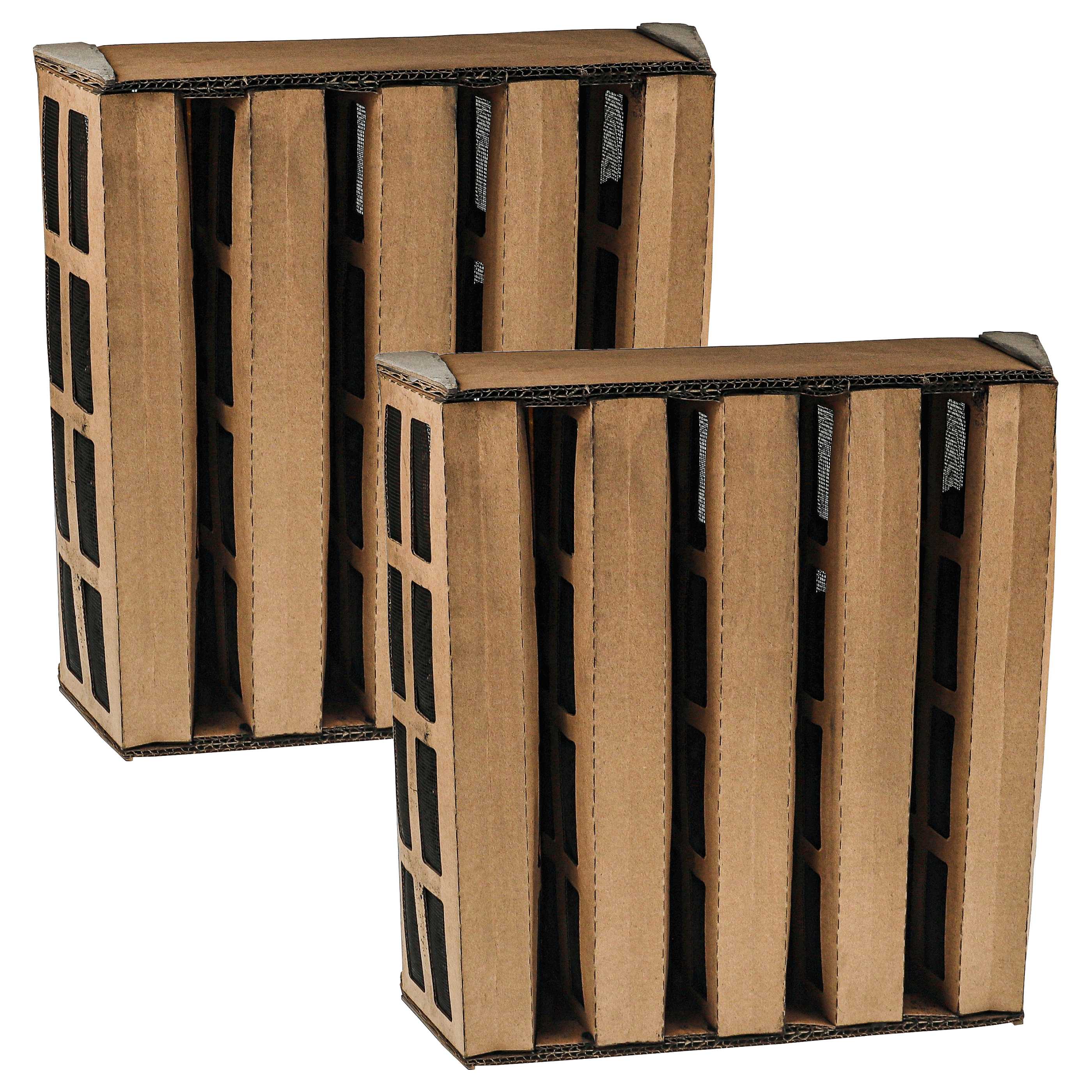 2x Gas and Odour Filter replaces IQAir 102181000, V5-Cell Air Purifier - cardboard / carbon fibres