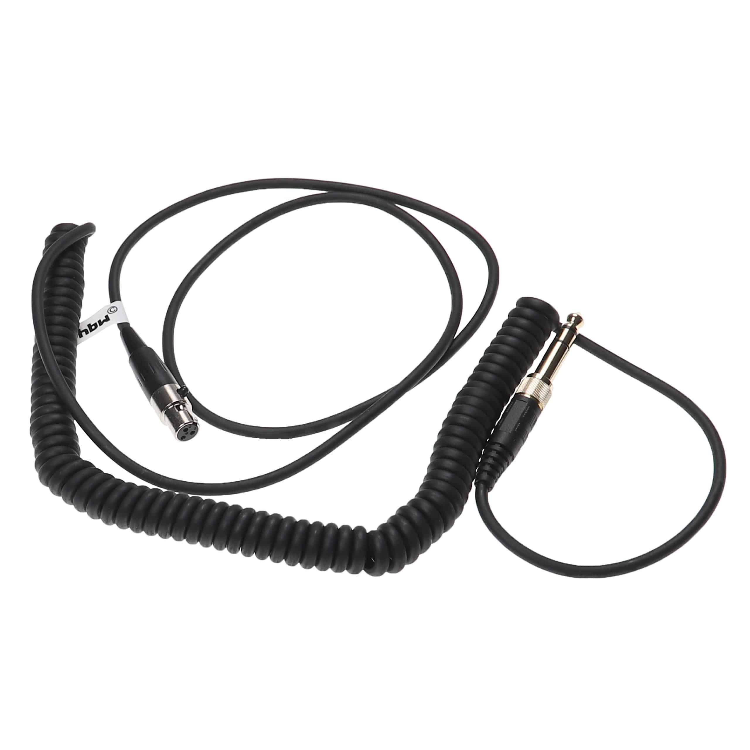 Kopfhörer Kabel passend für AKG, Pioneer K240 MK II u.a., 100 - 300 cm, schwarz