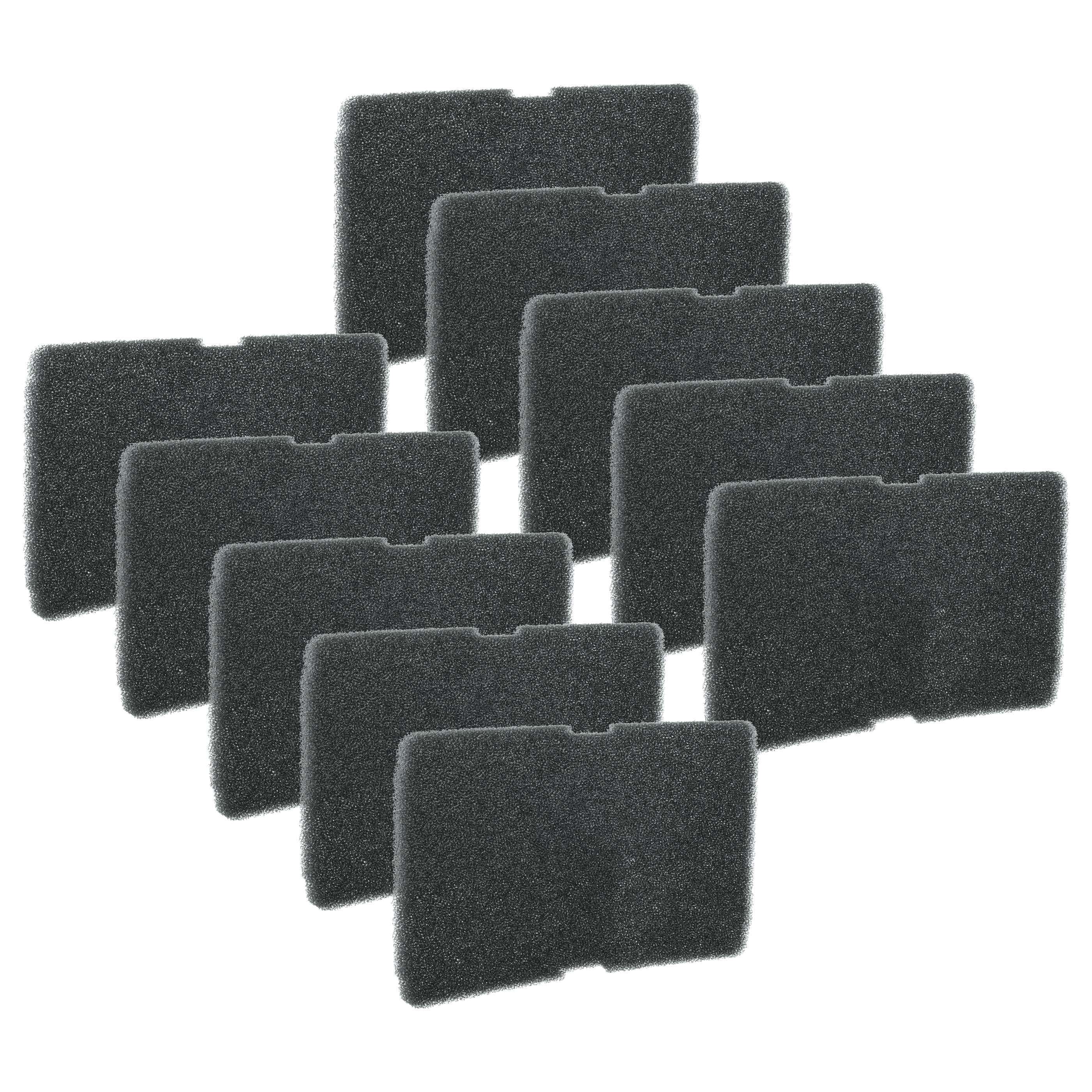 Filter Set (10x sponge filter) as Replacement for Blomberg 2964840200, 782372152 Tumble Dryer etc.