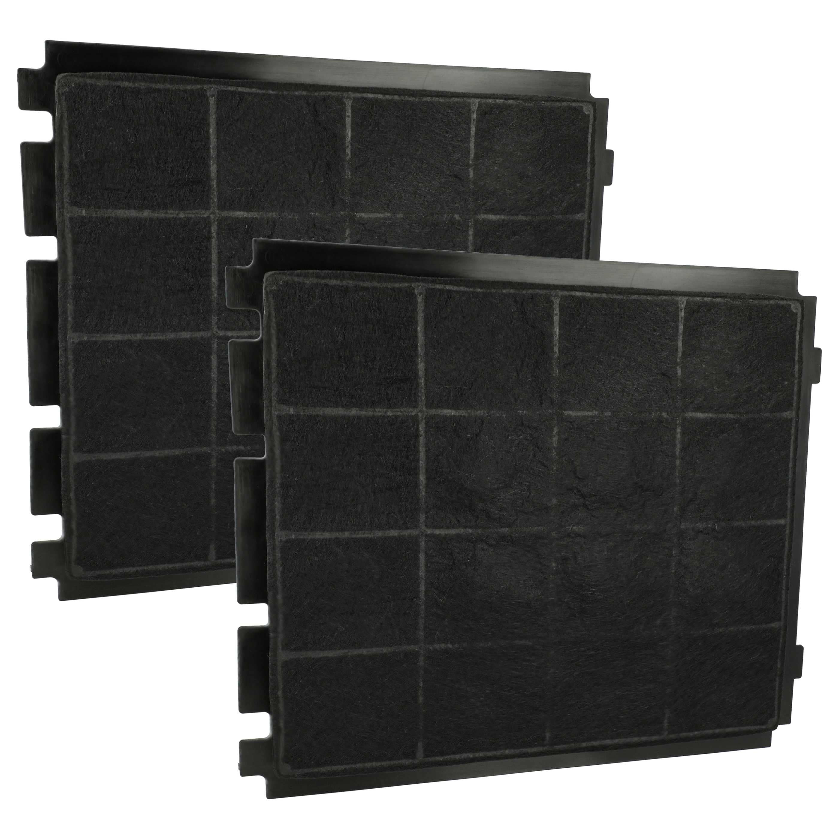 2x Filtres à charbon actif remplace Airforce AFFCA267, AFCFCA267 pour hotte Blaupunkt