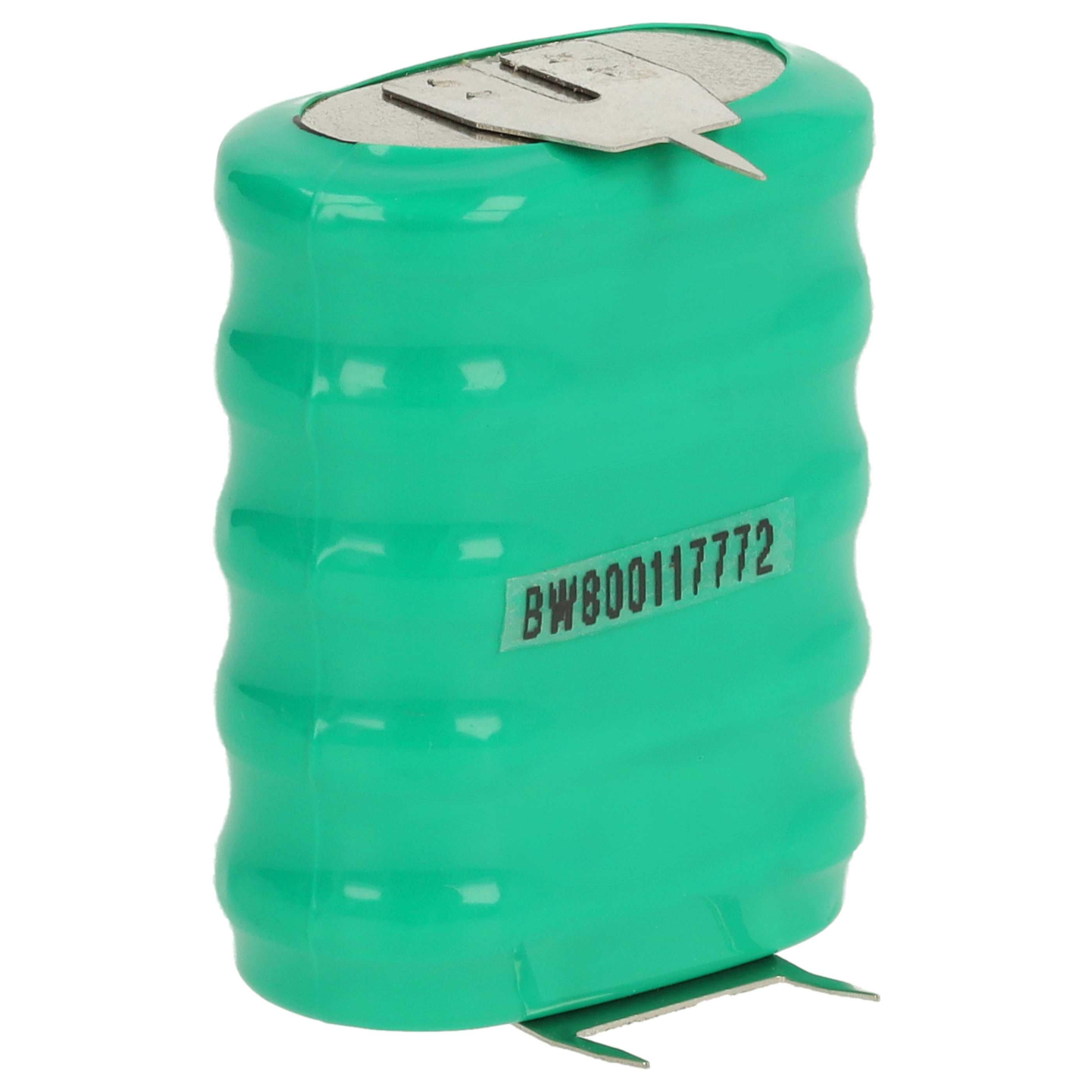 Button Cell Battery Type 5/V150H 3 Pins for Model Building Solar Lamps etc. - 150 mAh 6 V NiMH