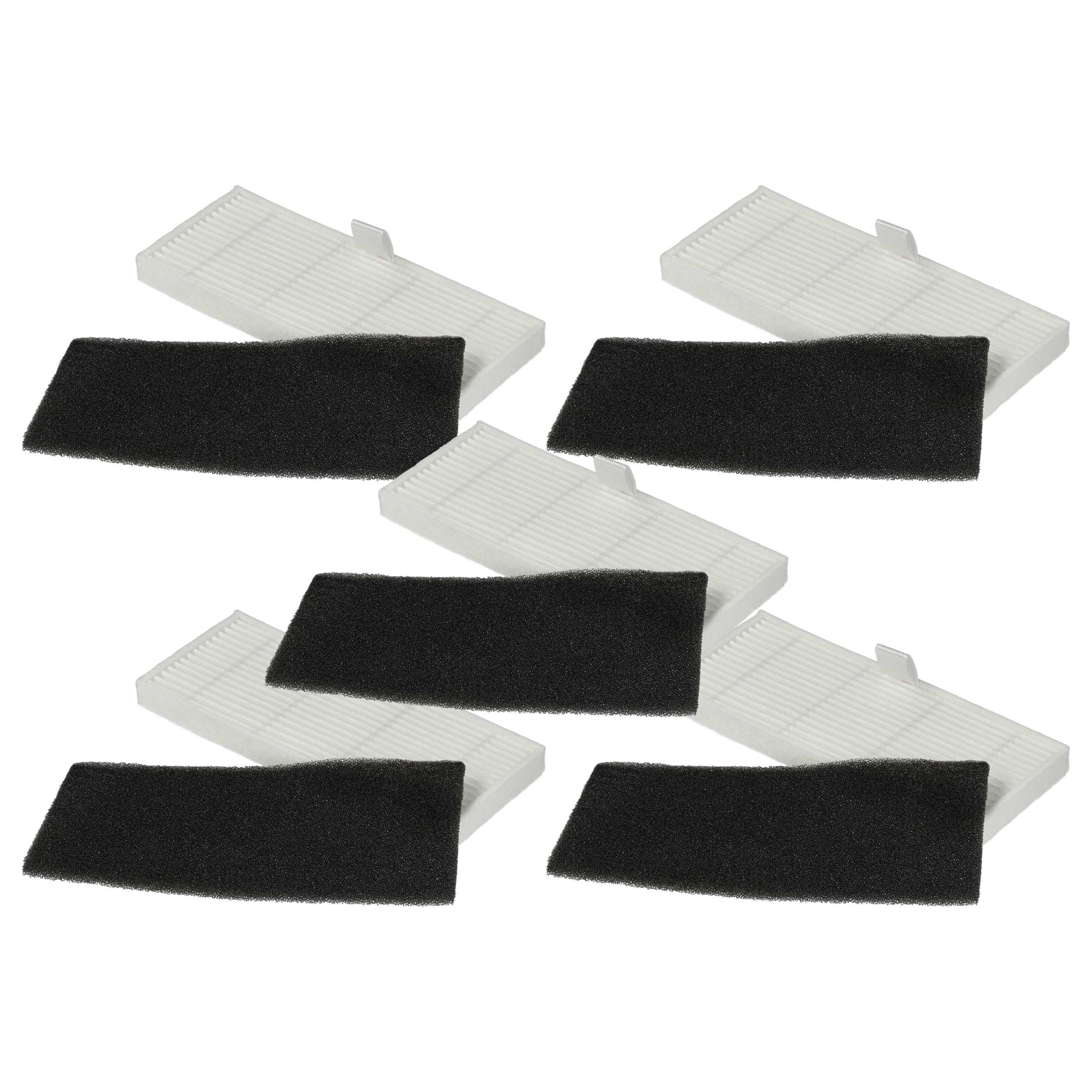10x foam filter / fine dust filter suitable for Proscenic M8 Pro Vacuum Cleaner