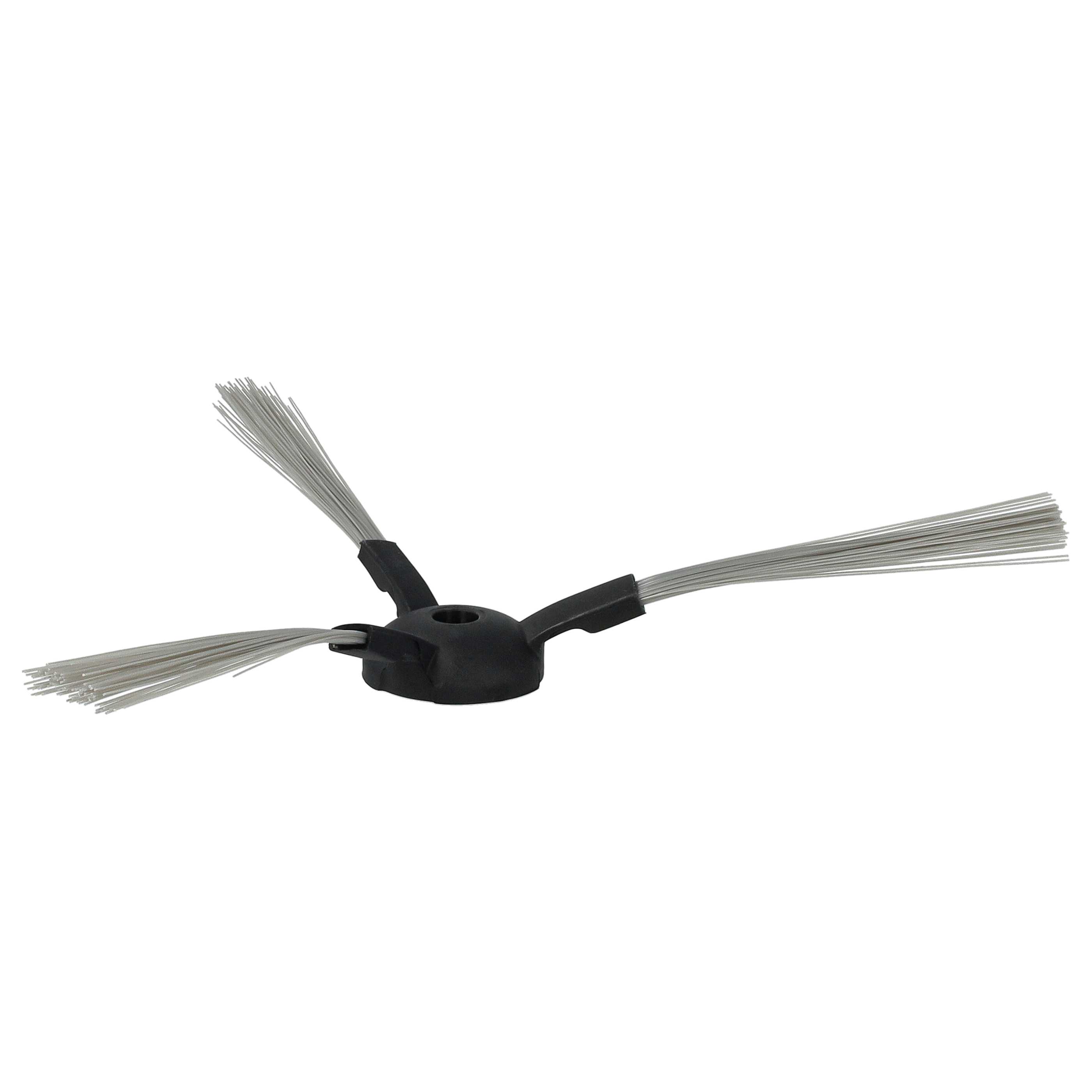 4x Side Brush suitable for Amtidy, Lilin Robot, Yoo Digital Iwip, Klarstein Robot Vacuum Cleaner etc. - 3-arme