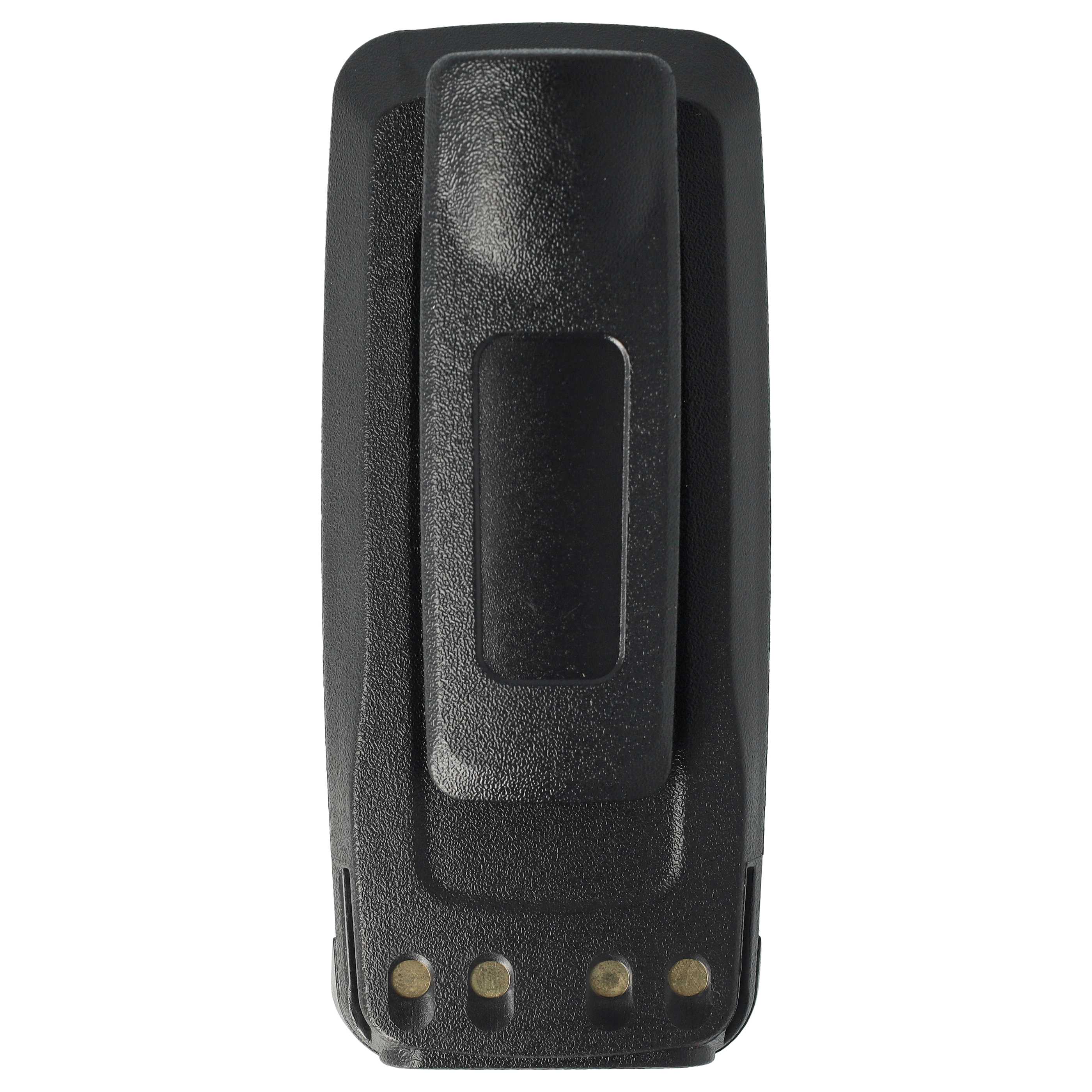 Radio 10x Battery replaces Motorola NNTN4066, PMNN4065, NNTN4077, NNTN4103 - 1800 mAh 7.4 V Li-Ion + Belt Clip