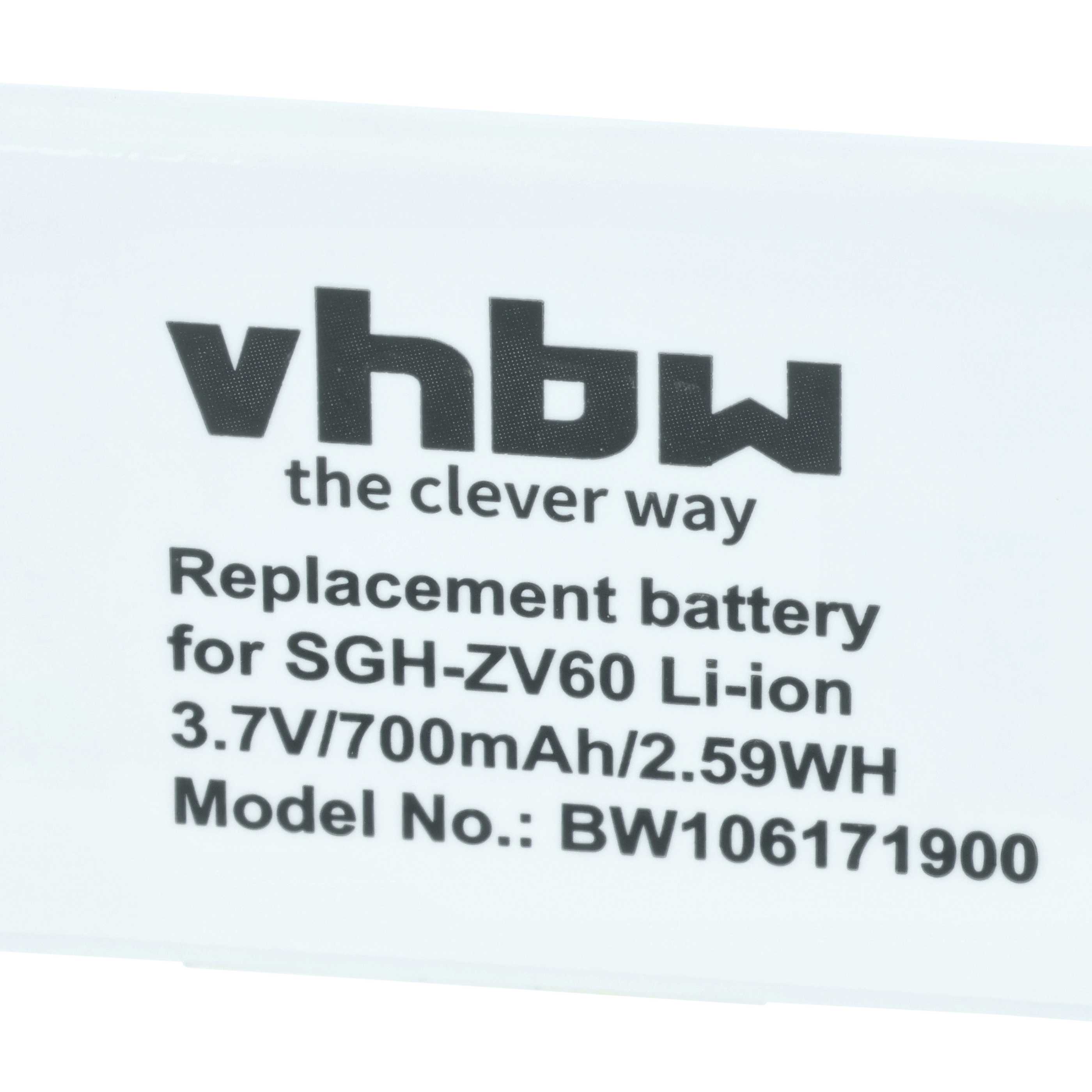 Akumulator do telefonu smartfona zamiennik Samsung AB463651BABSTD, AB463651BA - 700 mAh 3,7 V Li-Ion