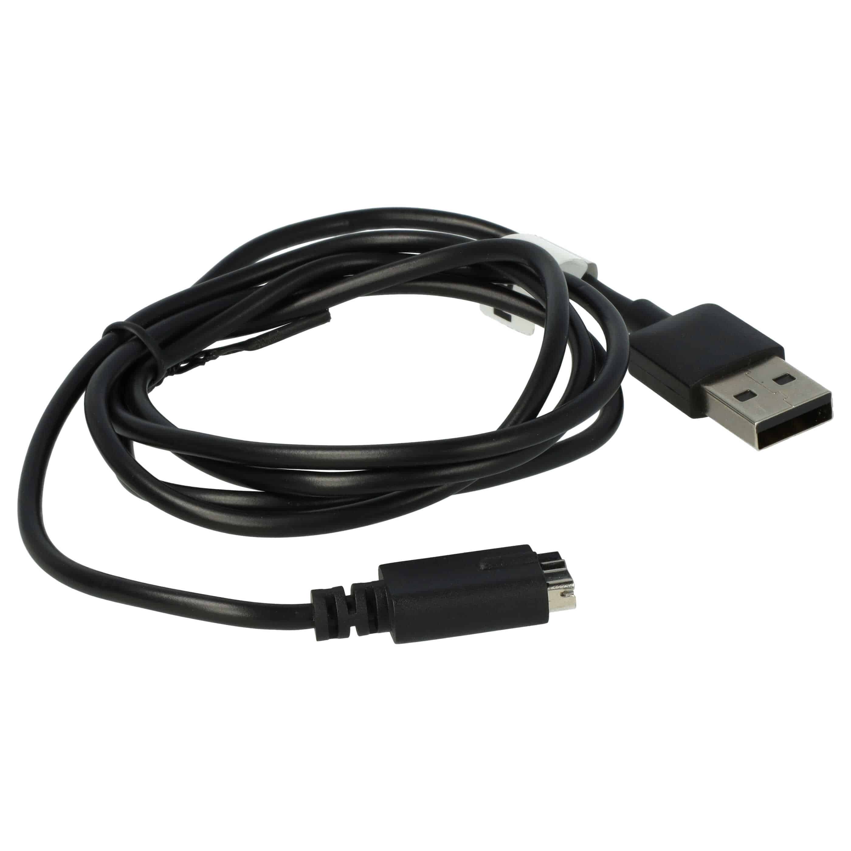 Cable de carga USB para smartwatch Polar M430 - negro 100 cm