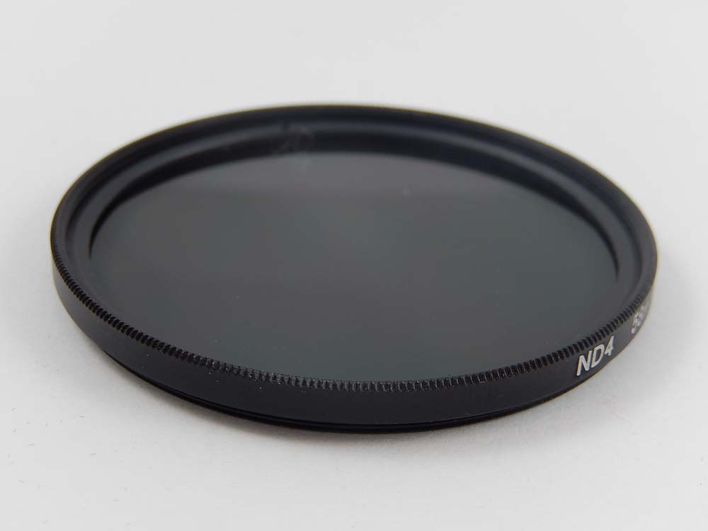 Universal ND Filter ND 4 suitable for Camera Lenses with 77 mm Filter Thread - Grey Filter