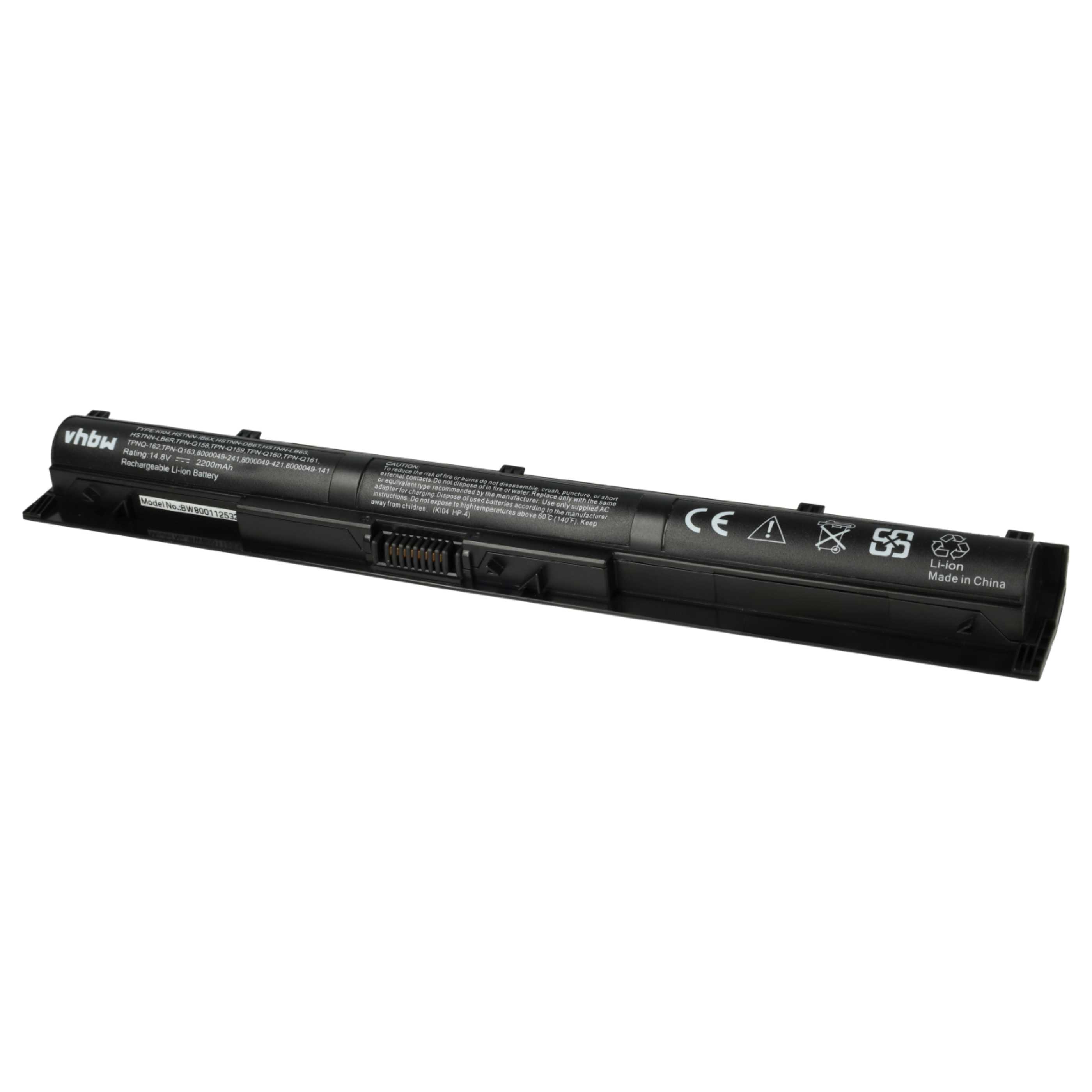 Akumulator do laptopa zamiennik HP 8000049-241, 8000049-421, 800009-141 - 2200 mAh 14,8 V Li-Ion, czarny