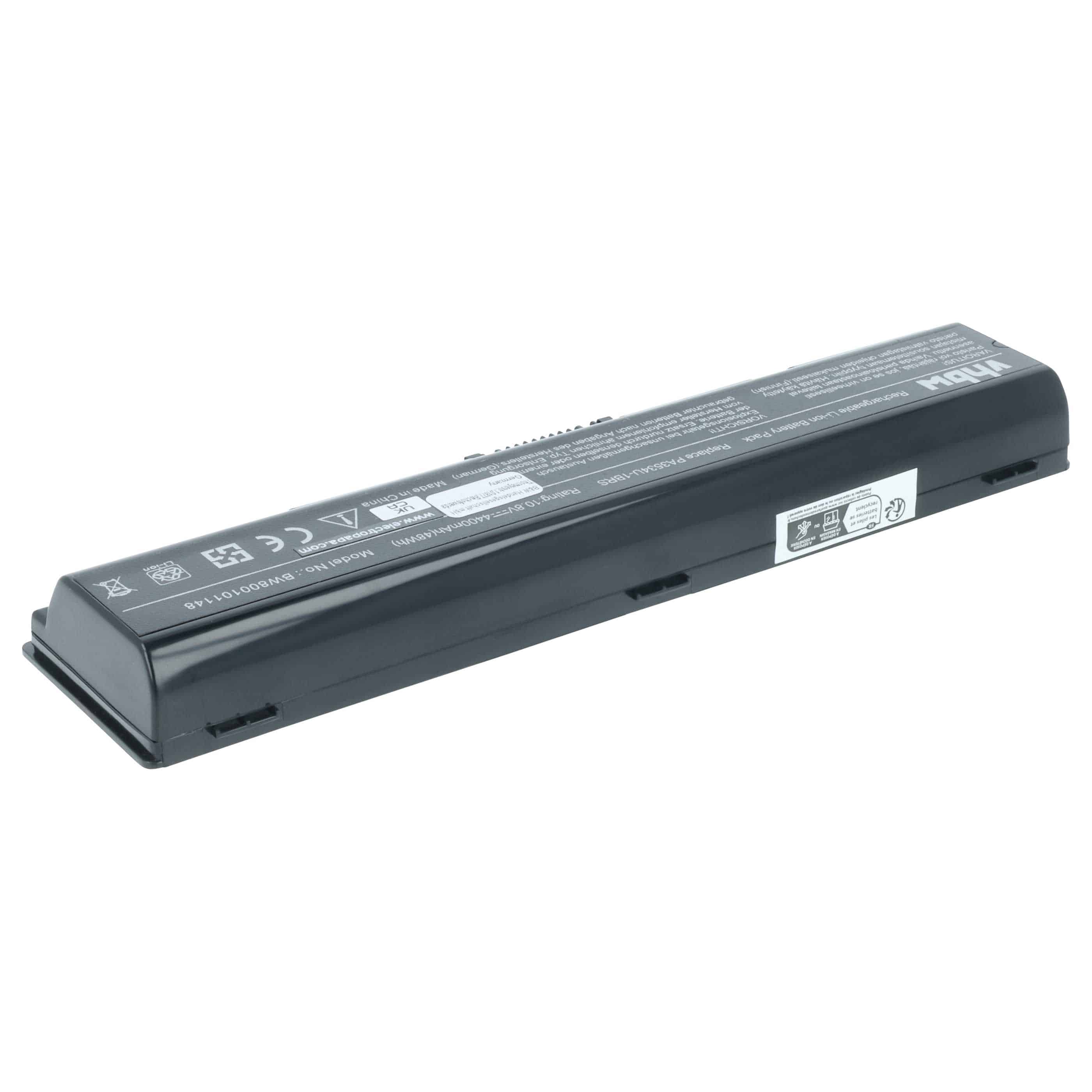 Akumulator do laptopa zamiennik Toshiba PA3533U-1BRS, PA3533U-1BAS - 4400 mAh 10,8 V Li-Ion, czarny