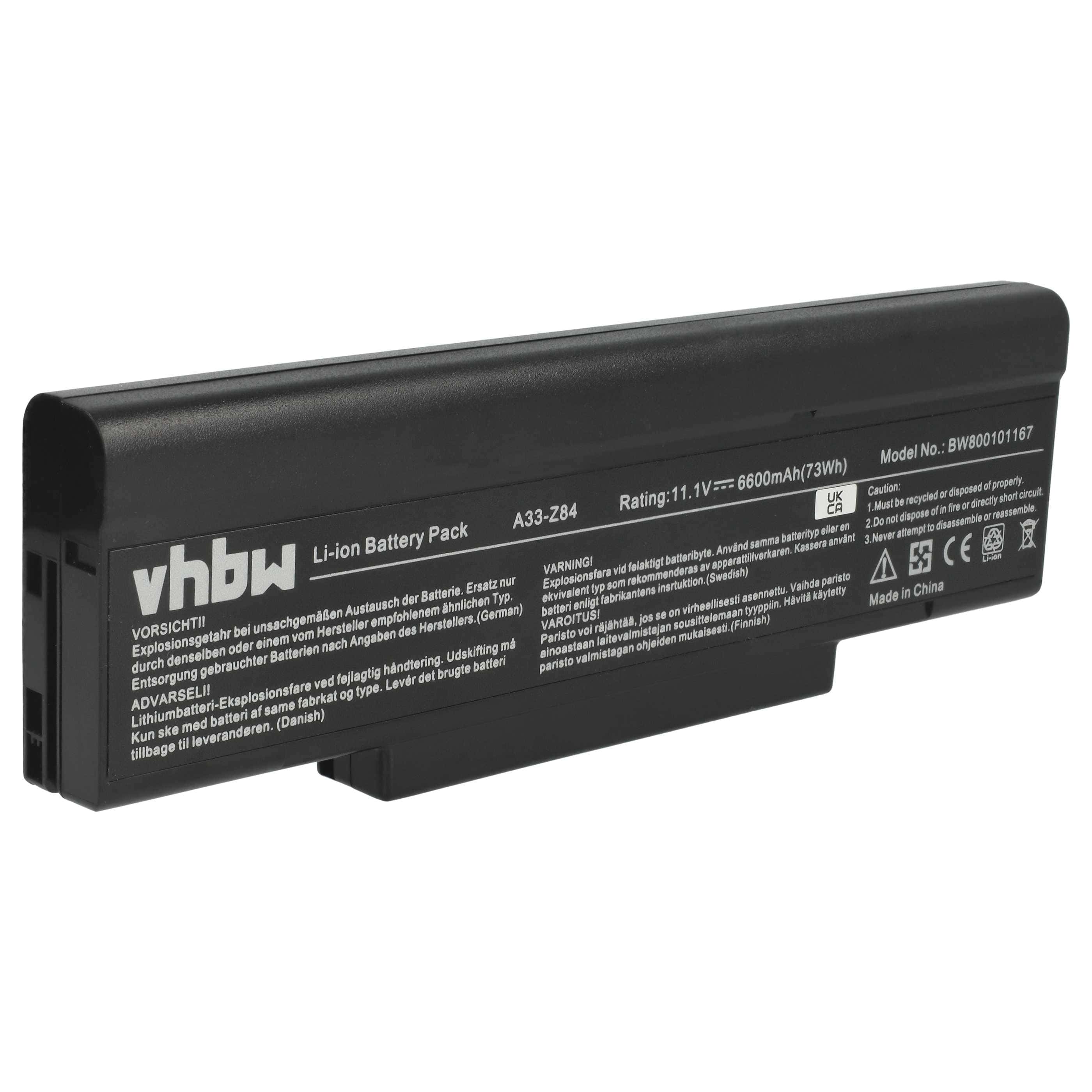Akumulator do laptopa zamiennik Acer LC.BTP01.003 - 6600 mAh 11,1 V Li-Ion, czarny