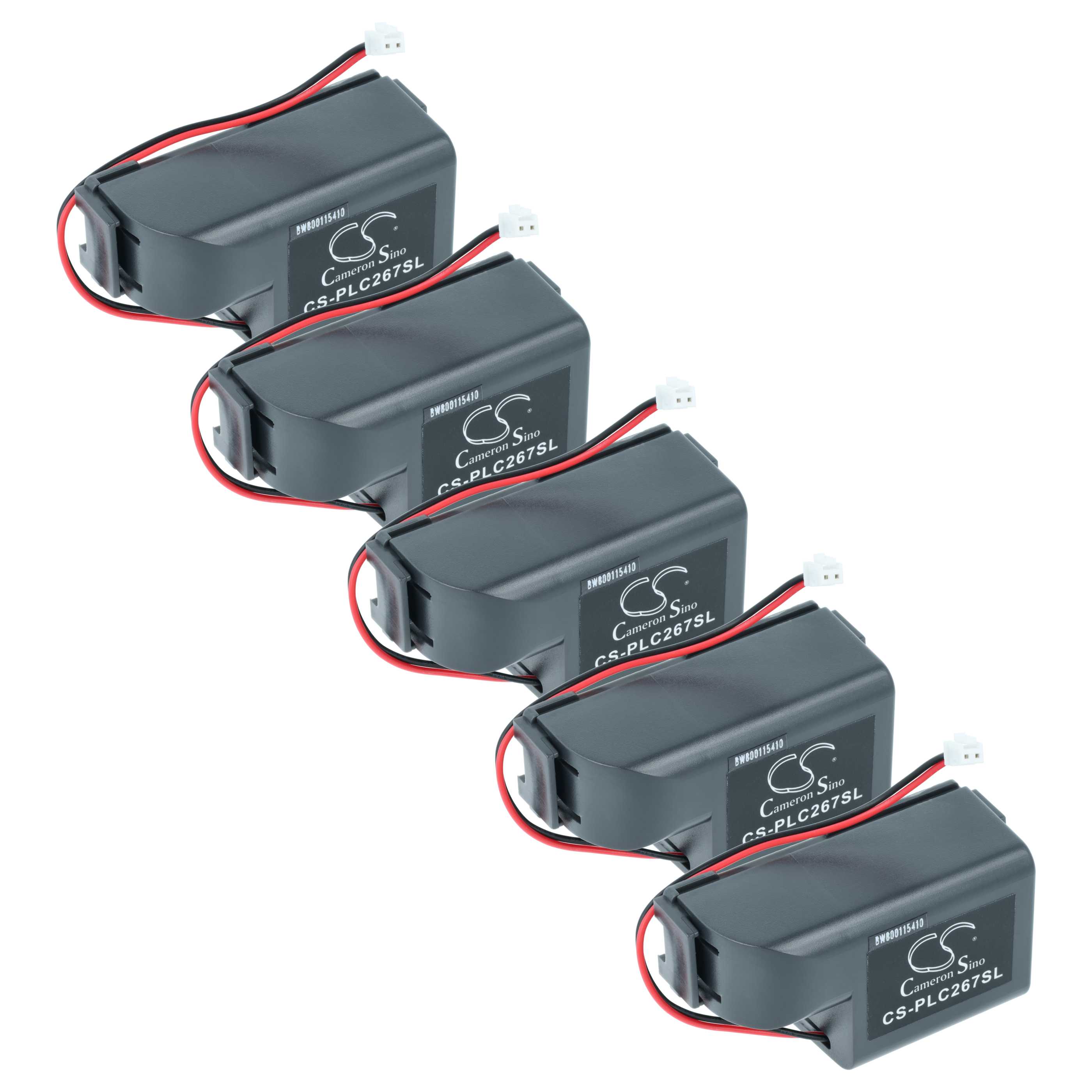 Pile (5 pcs.) remplace Mitsubishi MR-BAT6V1SET, 2CR17335A WK17 contrôleur Raid - 1650mAh 6V Li-MnO2