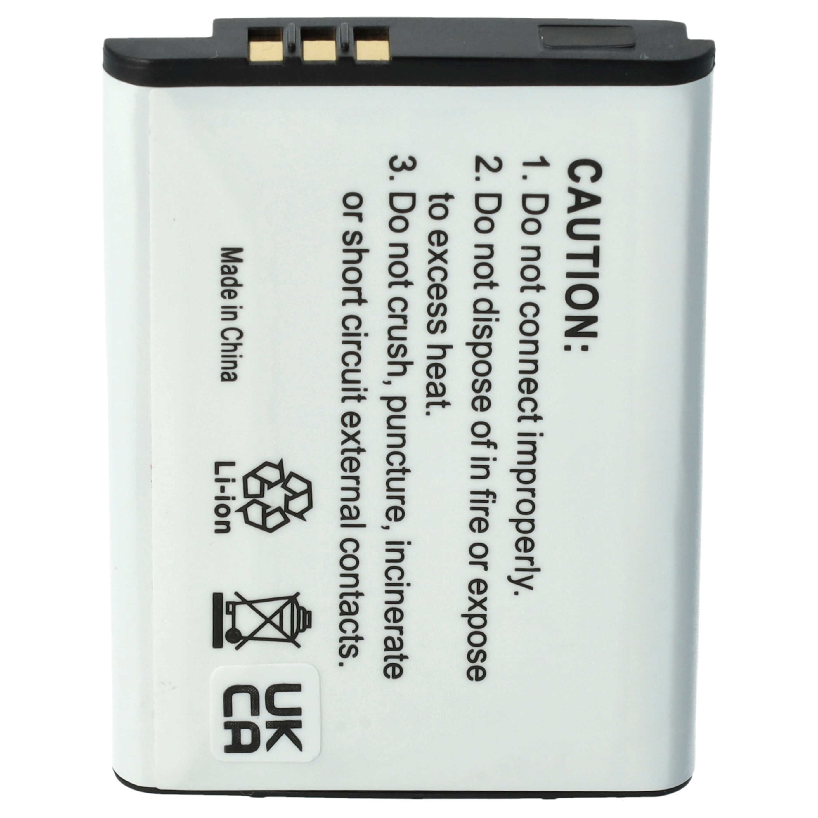 Batteria per console di gioco sostituisce Nintendo CTR-003, C/CTR-A-AB - 1300mAh, 3,7V