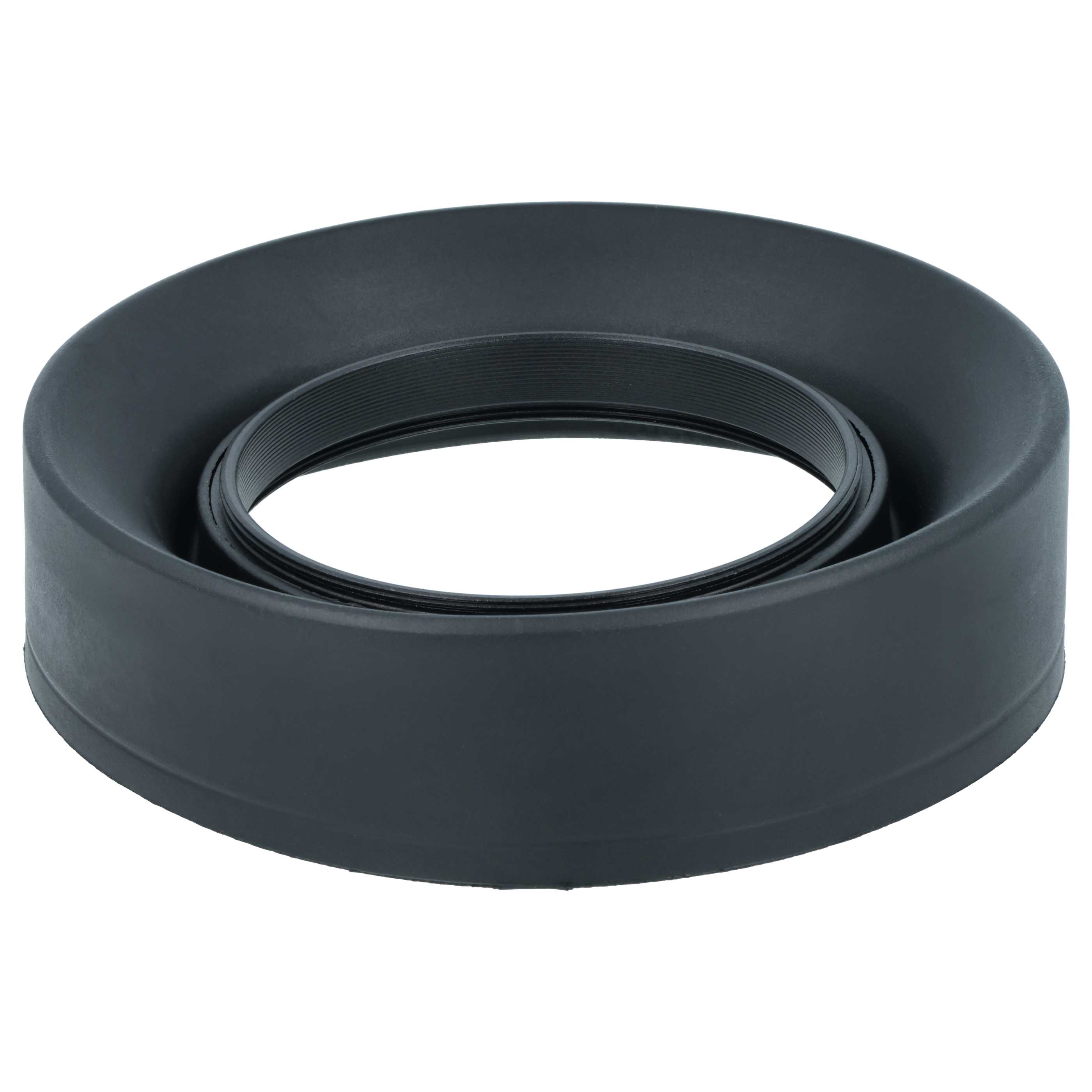 Lens Hood suitable for Lens with 62 mm Diameter, rubber, black