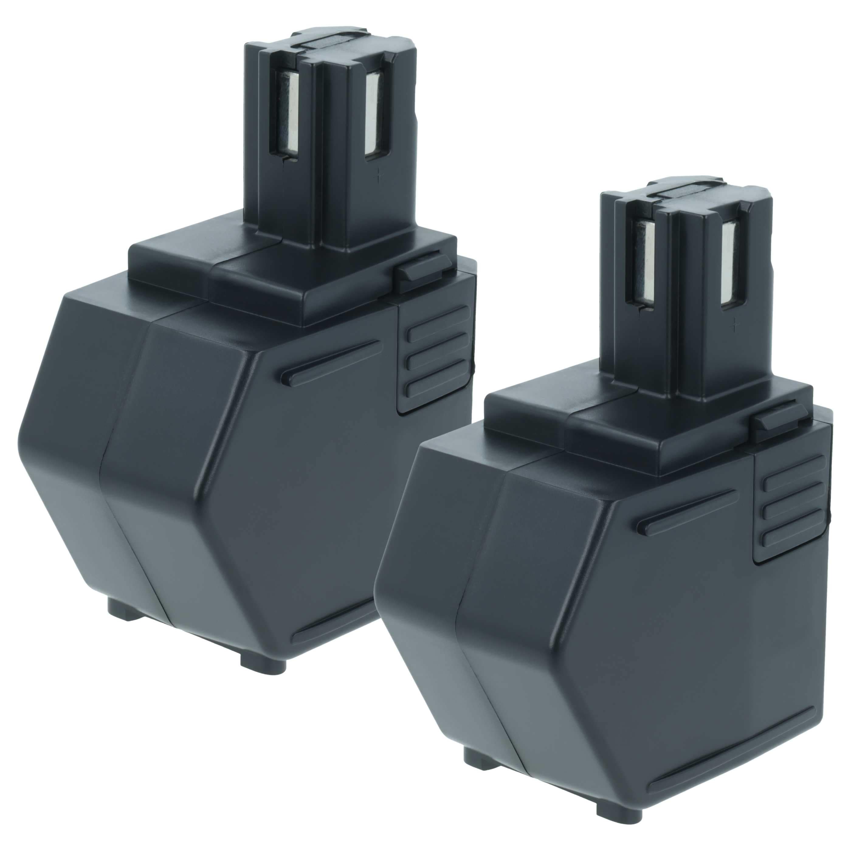 2x Battery replaces Hilti SFB105, SBP12, SFB125, SFB121, 00315082 Electric Power Tool - 1500 mAh, 12 V, NiMH
