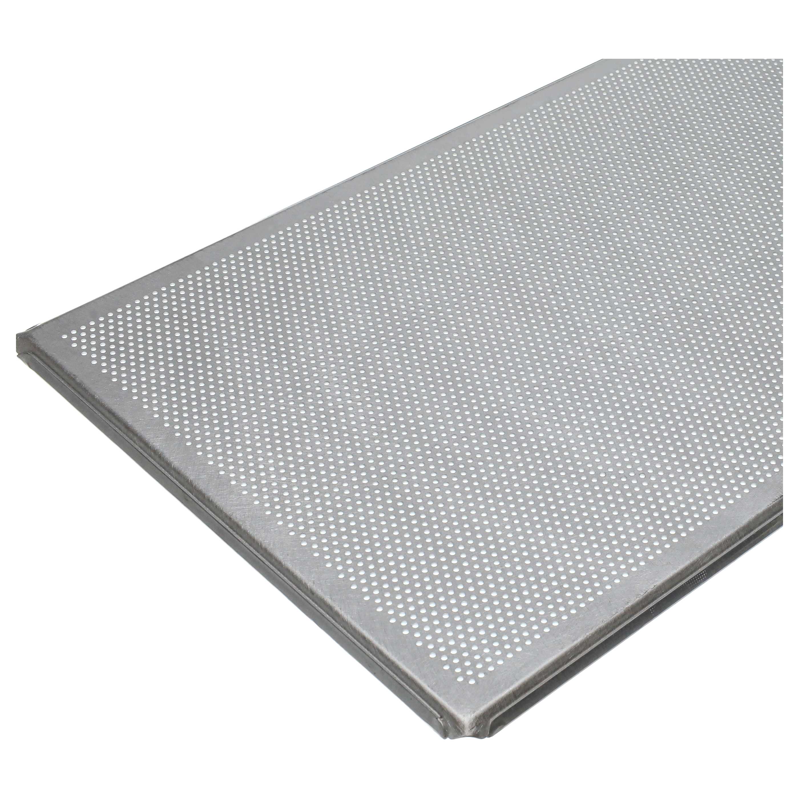 Bandeja de horno para hornos - 60 x 40 x 1 cm plata, perforado