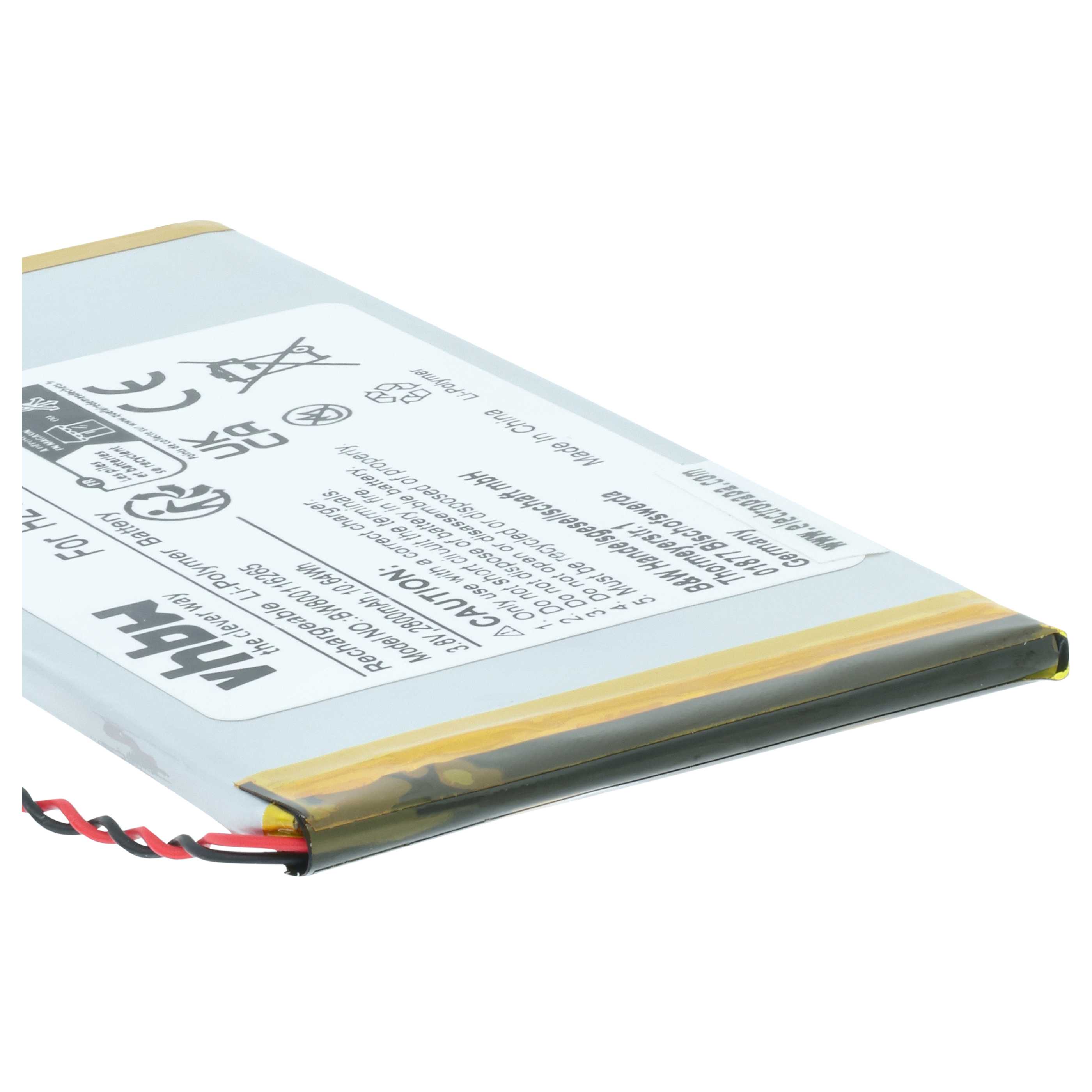 Akumulator do telefonu smartfona zamiennik Motorola HZ40, SNN5985A - 2800 mAh 3,8 V LiPo
