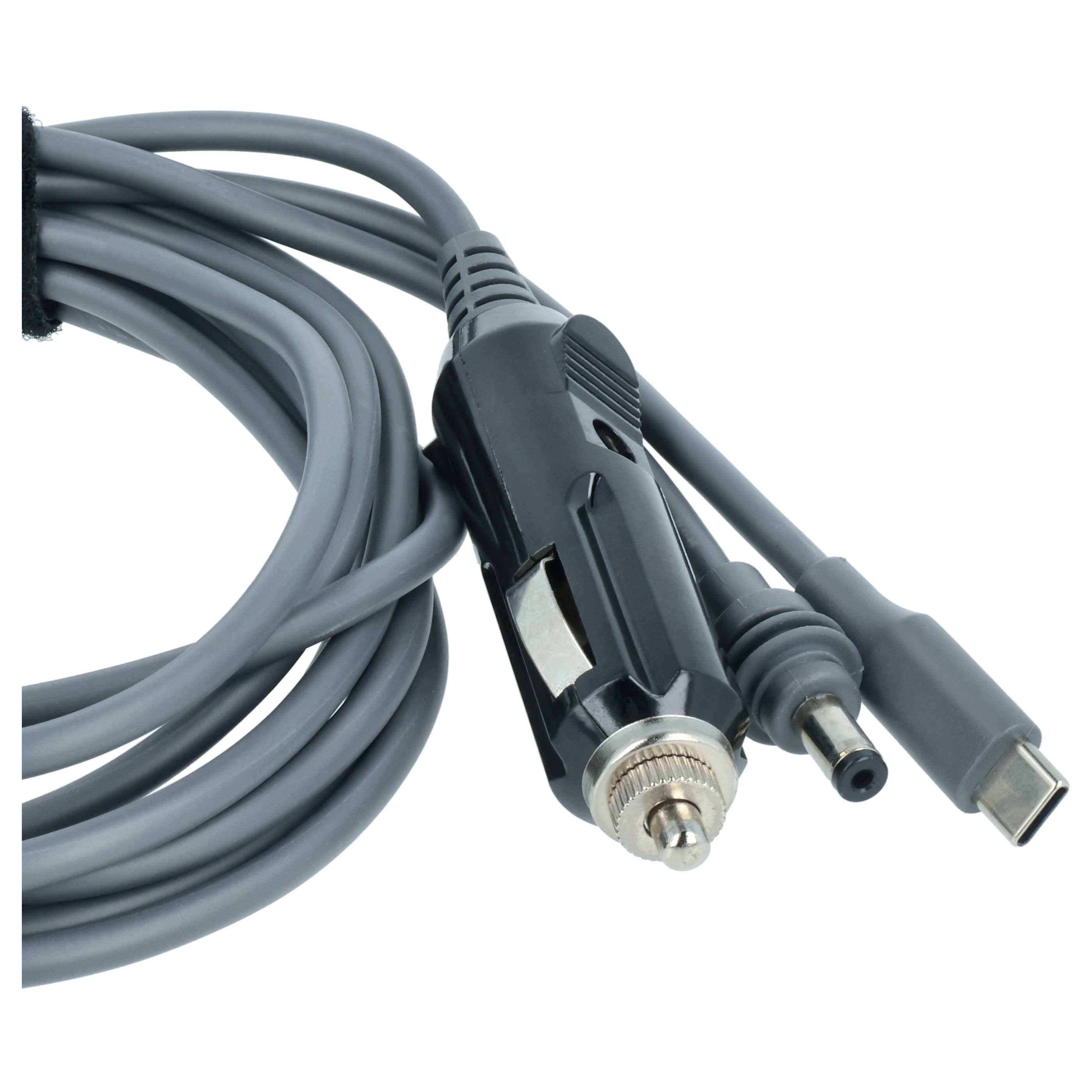 3 in 1 Stromkabel für Wlan Router wie Starlink Mini, DC auf USB Typ C, DC, KFZ-Stecker, 100 W, 20 V, 5A, Länge: 3m