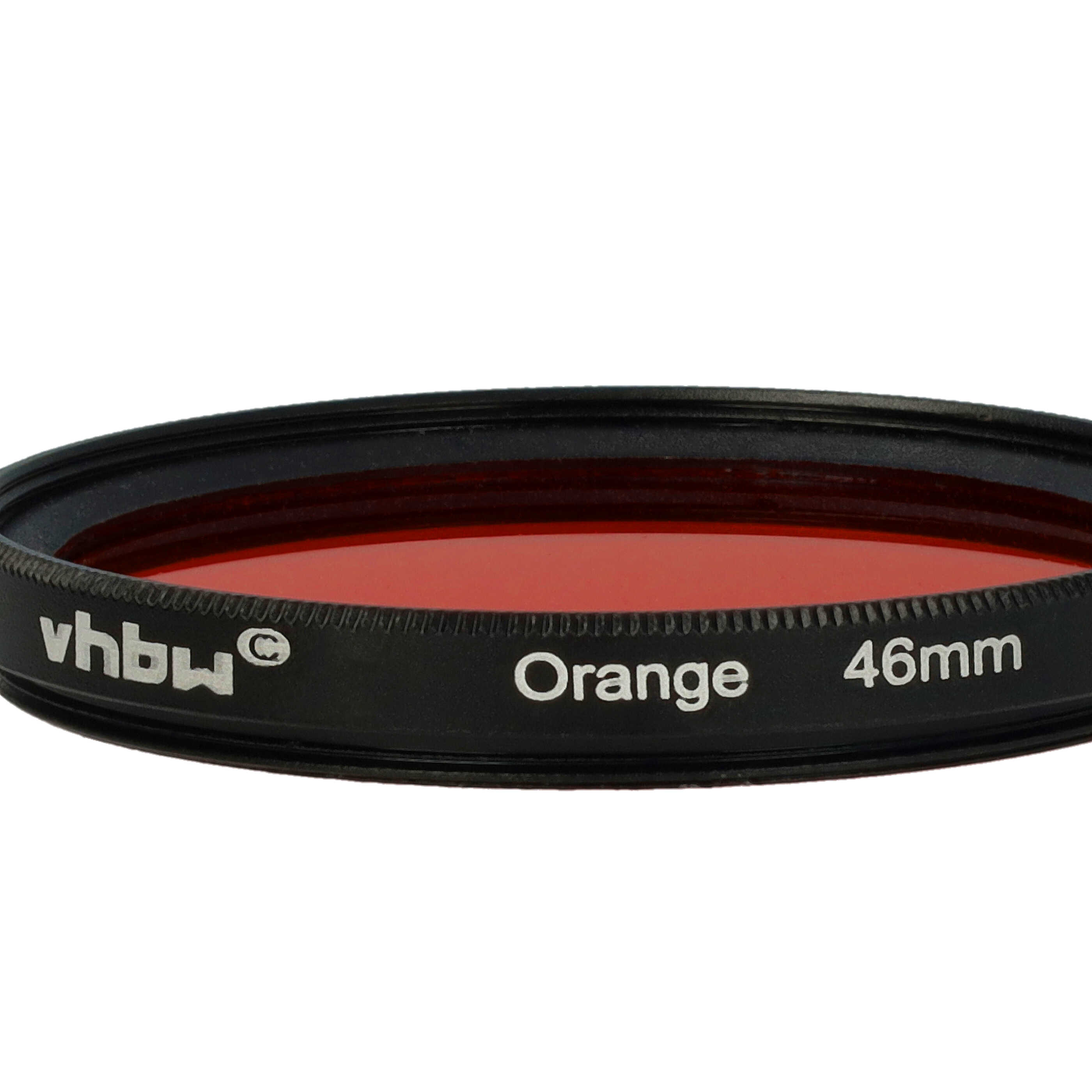 Filtr fotograficzny na obiektywy z gwintem 46 mm - filtr pomarańczowy