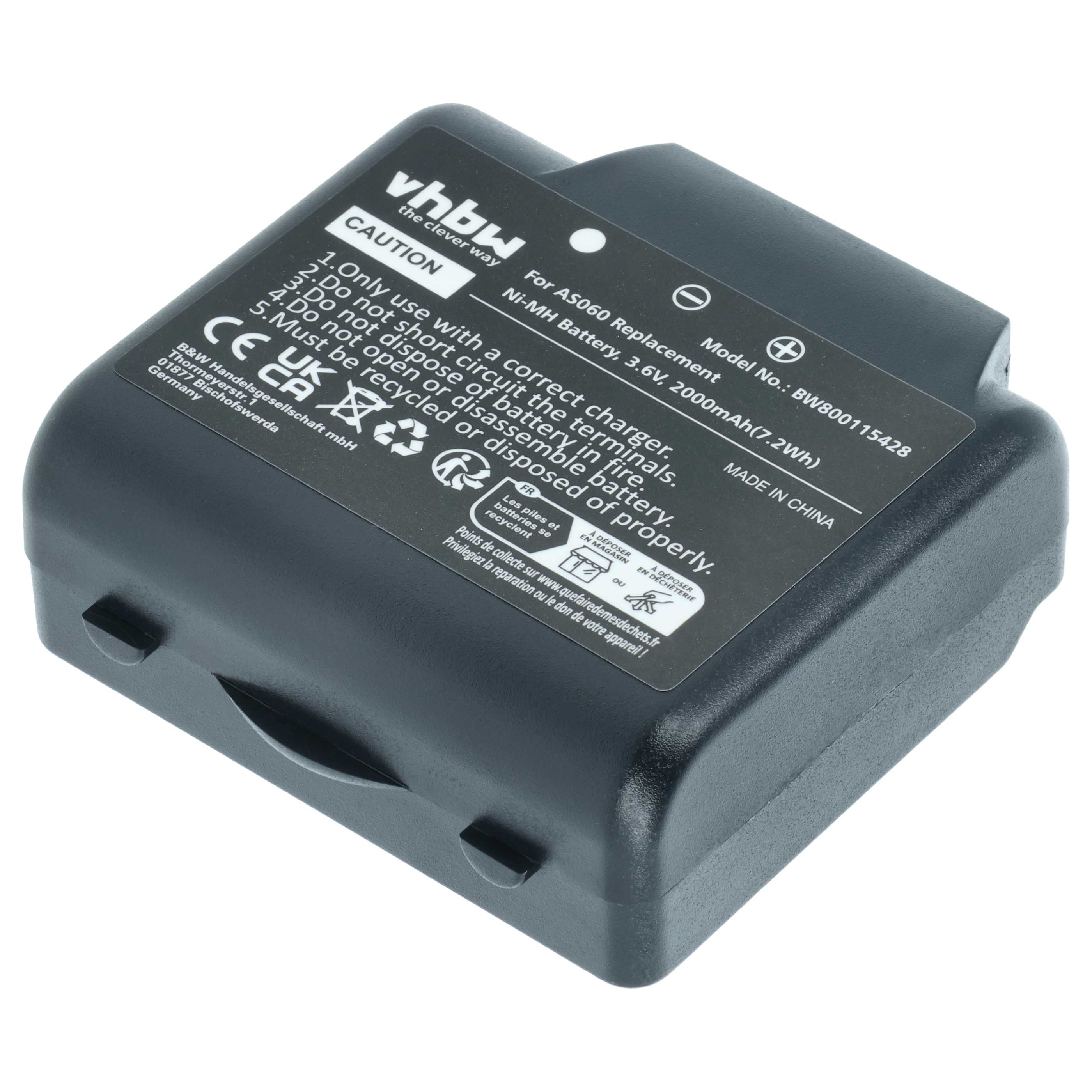2x Akumulator do zdalnego sterowania zamiennik IMET AS060, AS083 - 2000mAh 3,6V NiMH